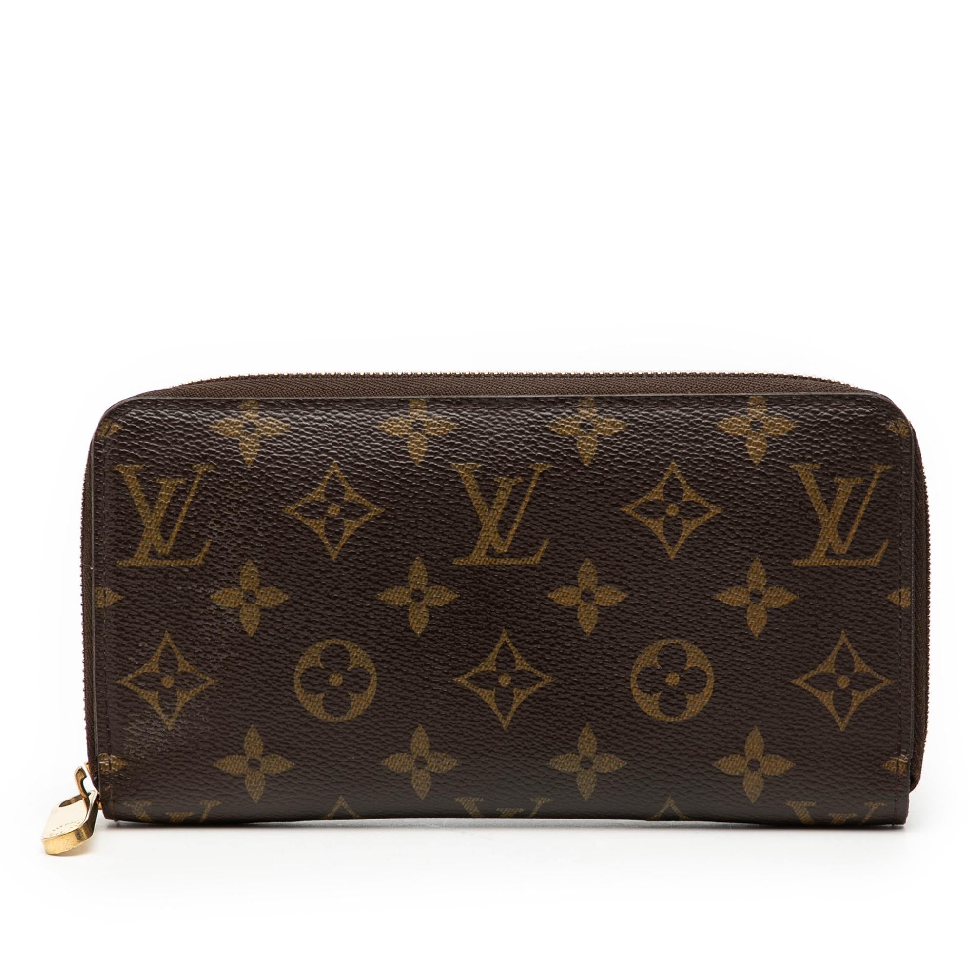 Louis Vuitton Monogram Zippy Long Wallet