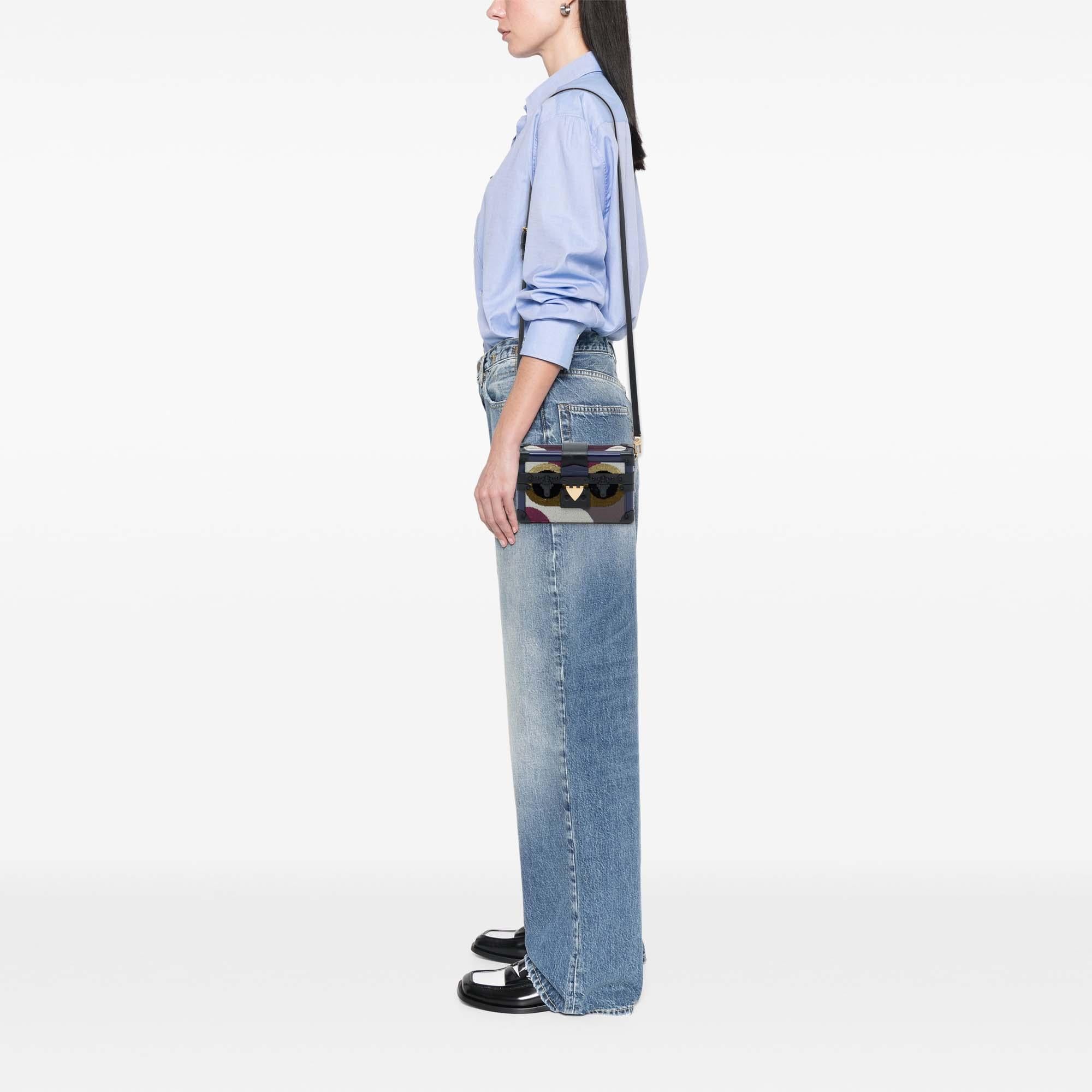 Louis Vuitton Multicolor Sequin Night Bird Petite Malle