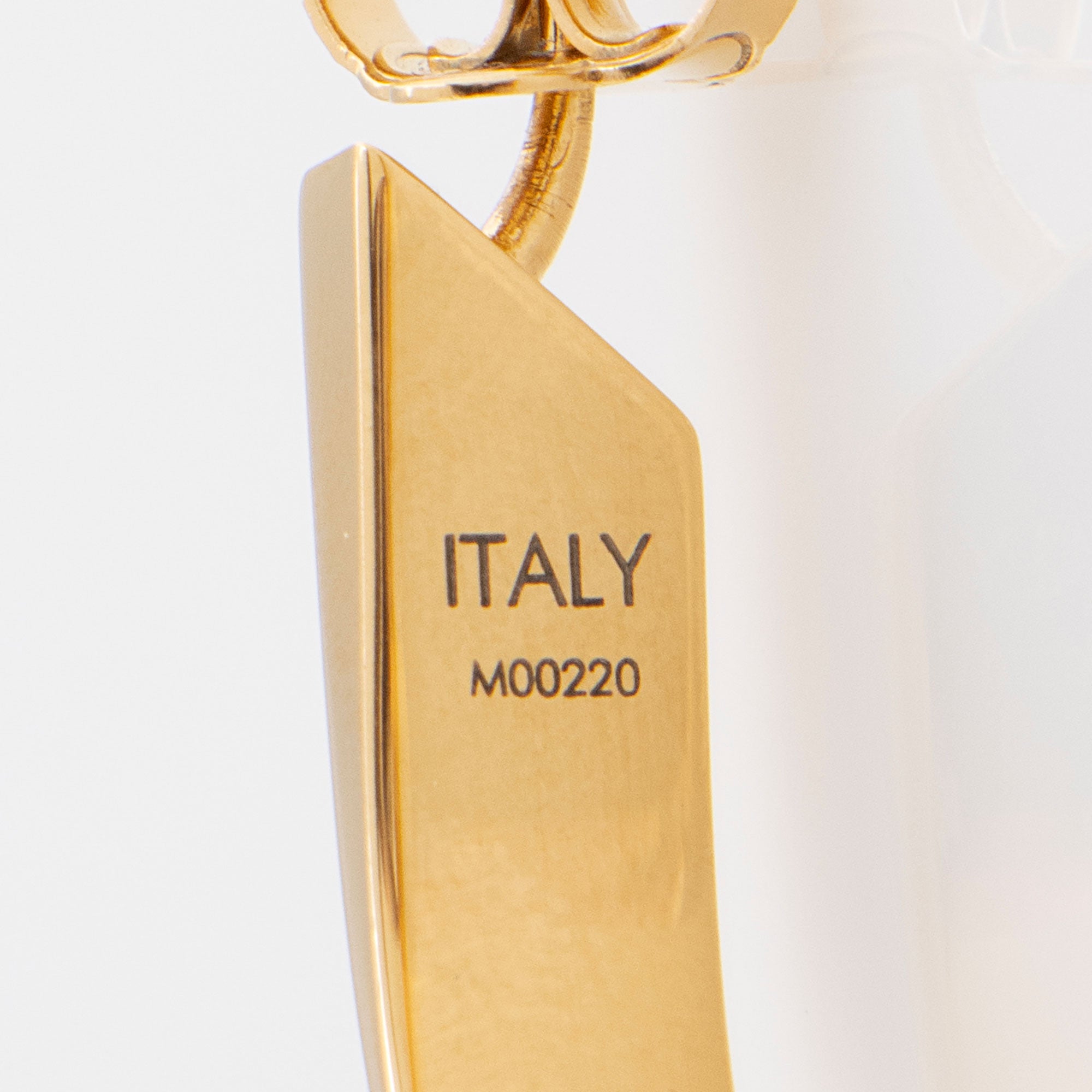 Louis Vuitton Nanogram Hoop Earrings
