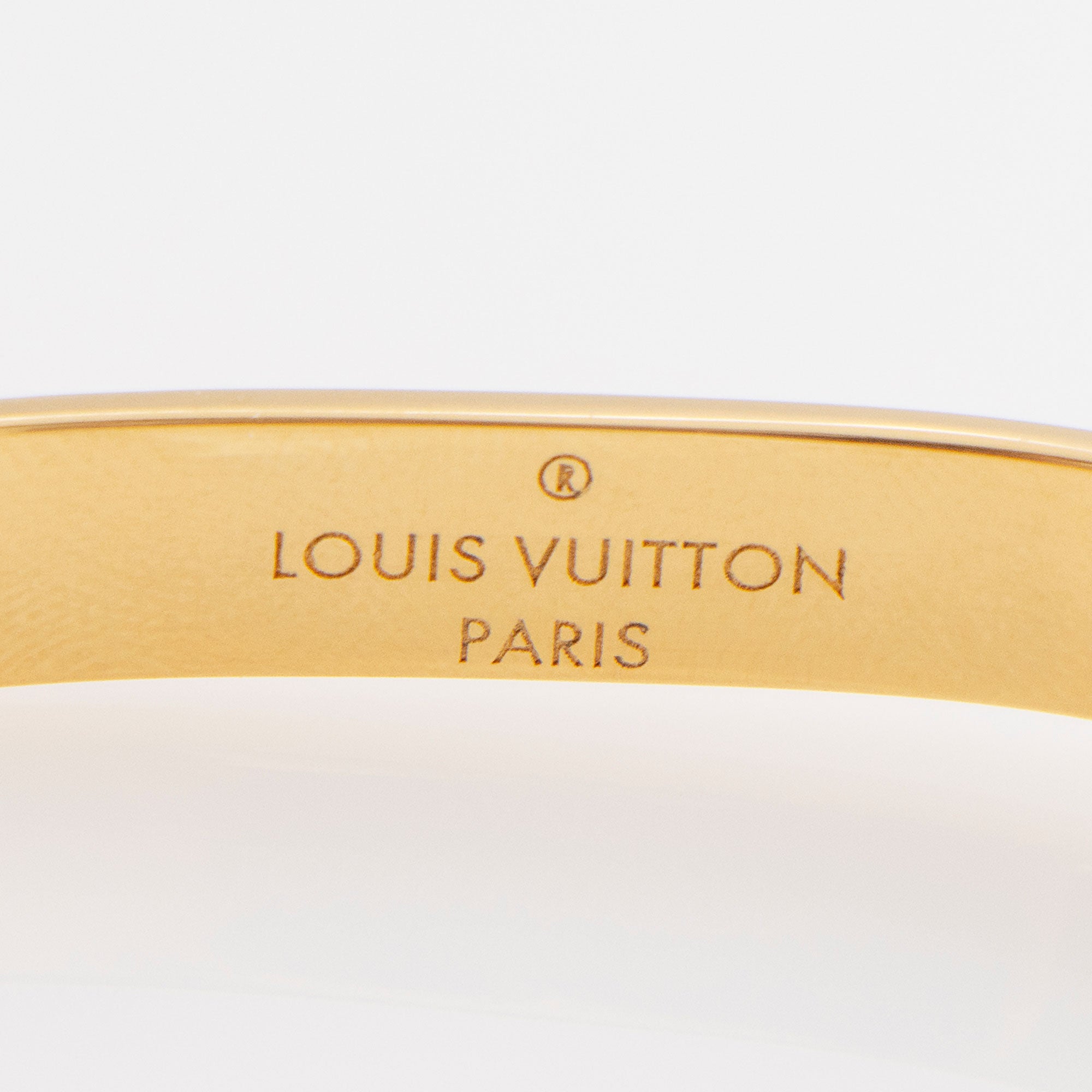 Louis Vuitton Nanogram Hoop Earrings