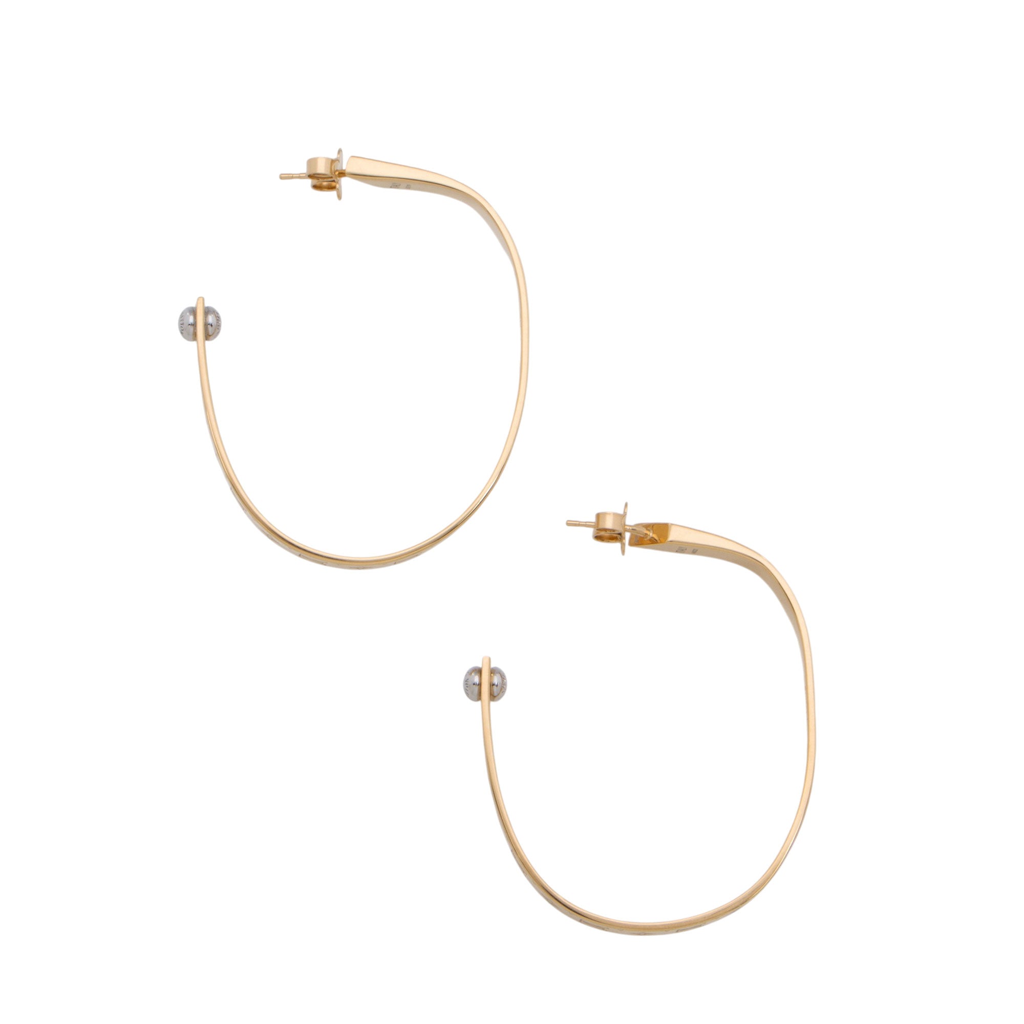 Louis Vuitton Nanogram Hoop Earrings