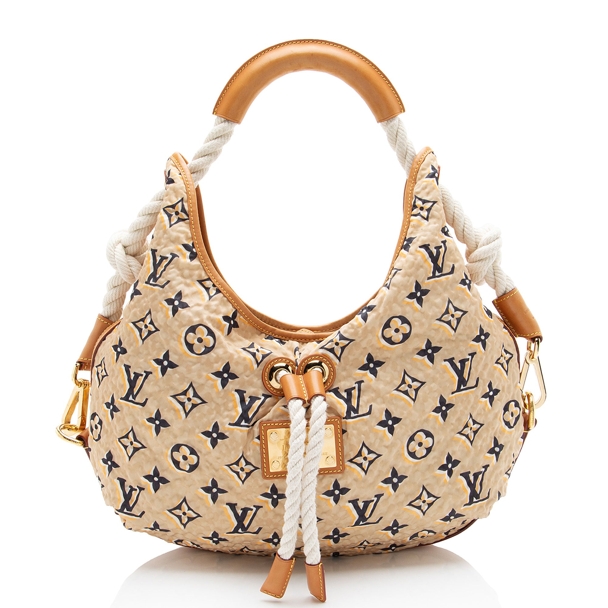 Louis Vuitton Nylon Limited Edition Bulles MM Shoulder Bag