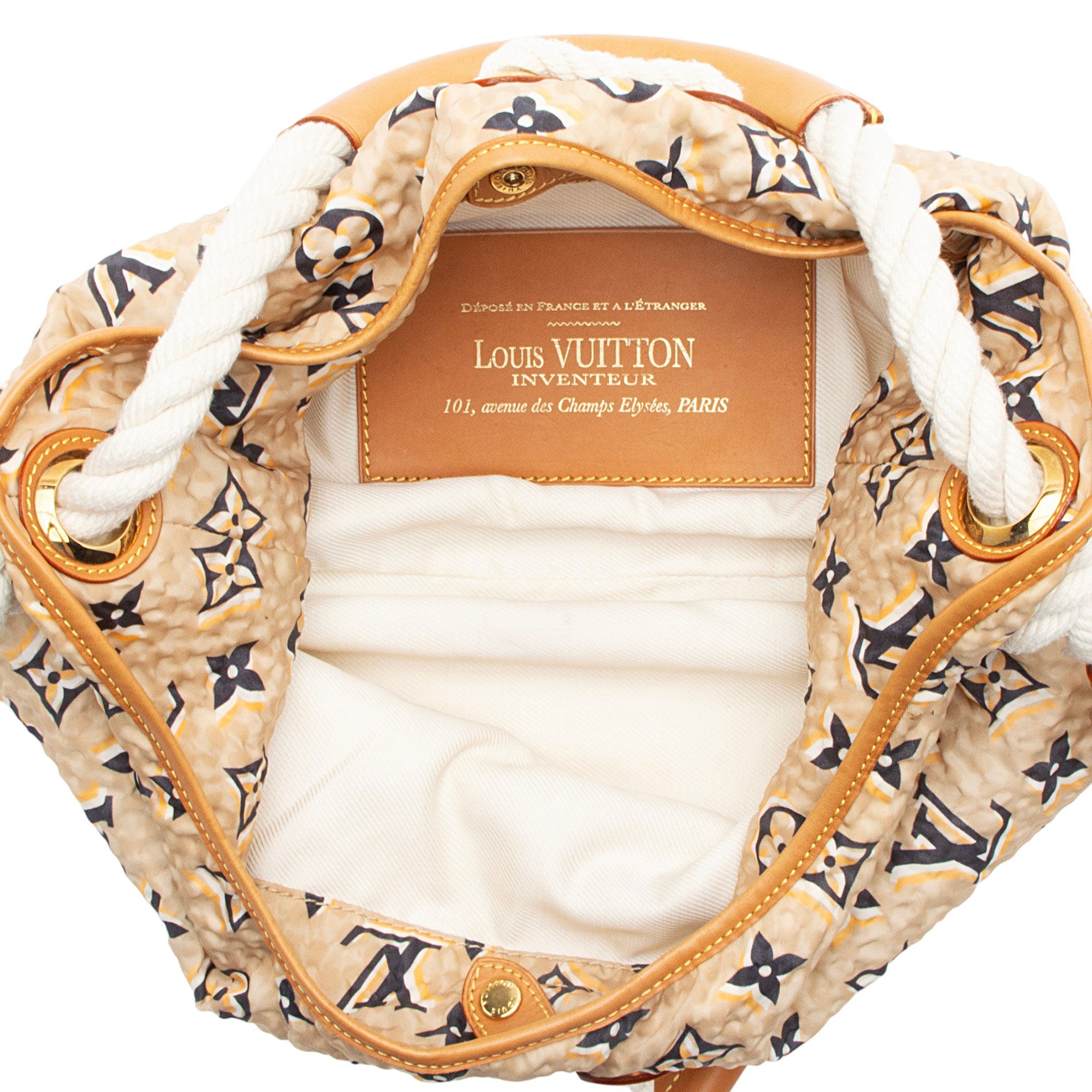 Louis Vuitton Nylon Limited Edition Bulles MM Shoulder Bag