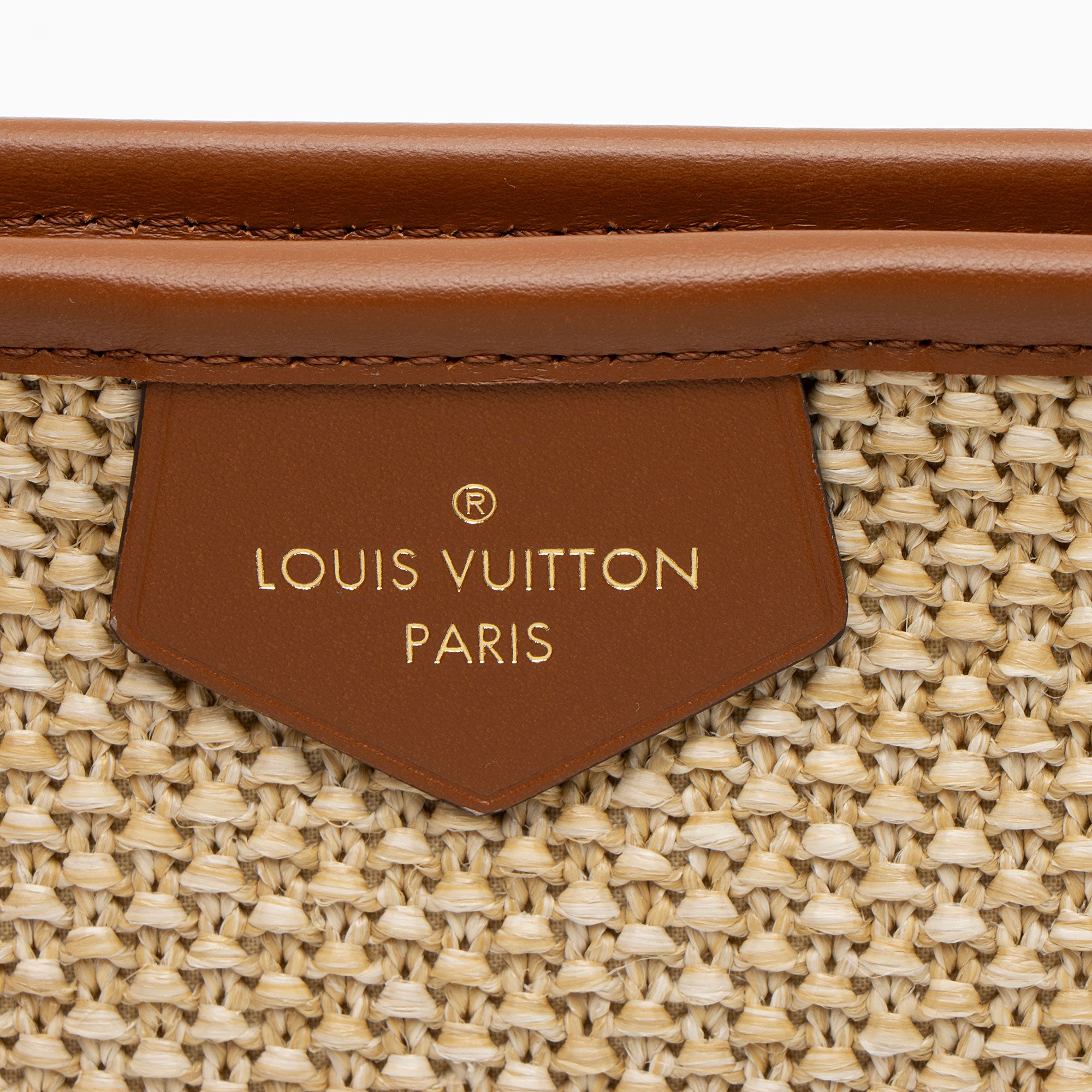 Louis Vuitton Raffia Pochette (SHF-DxI9Le)