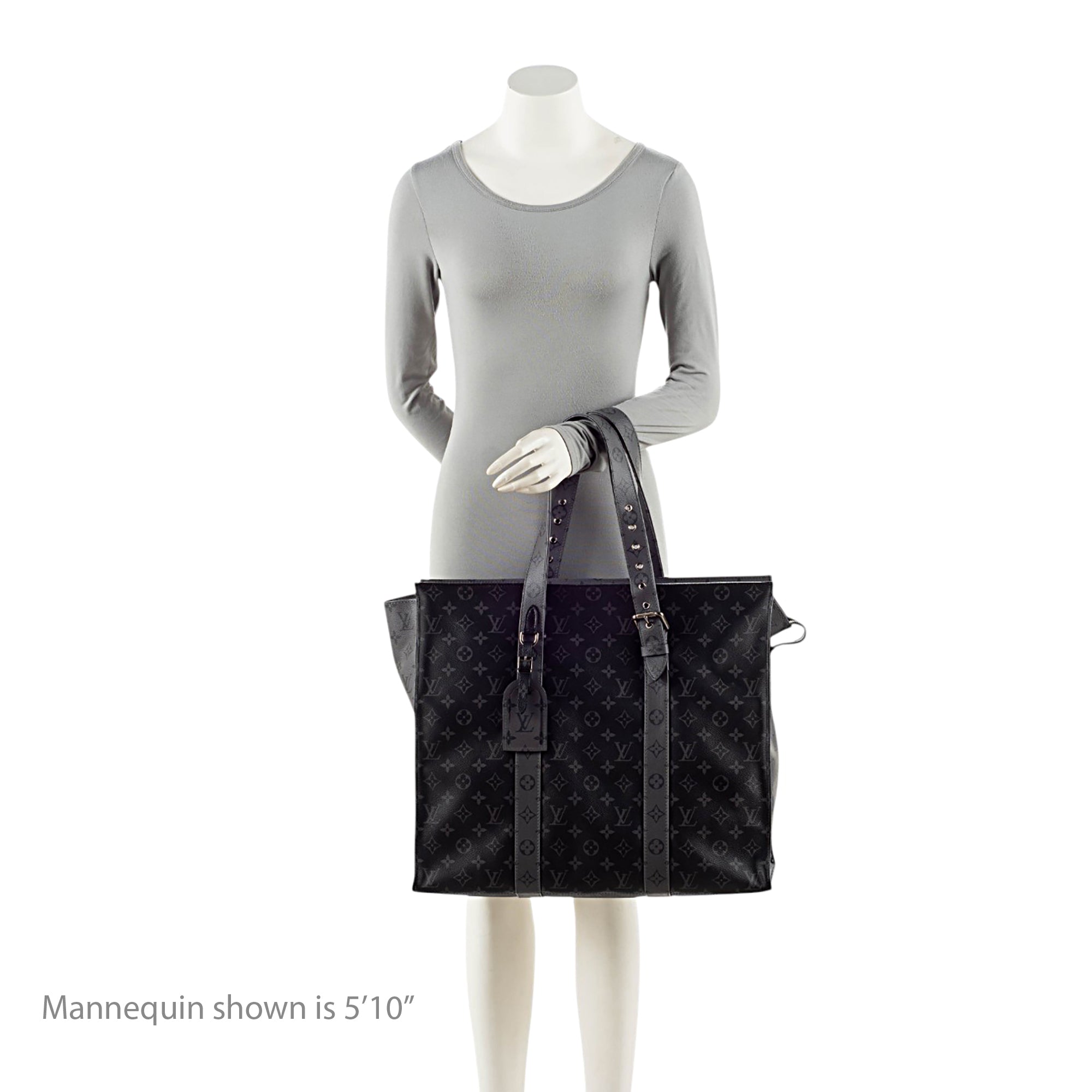 Louis Vuitton Reverse Monogram Canvas Eclipse New Cabas Zippe GM Tote
