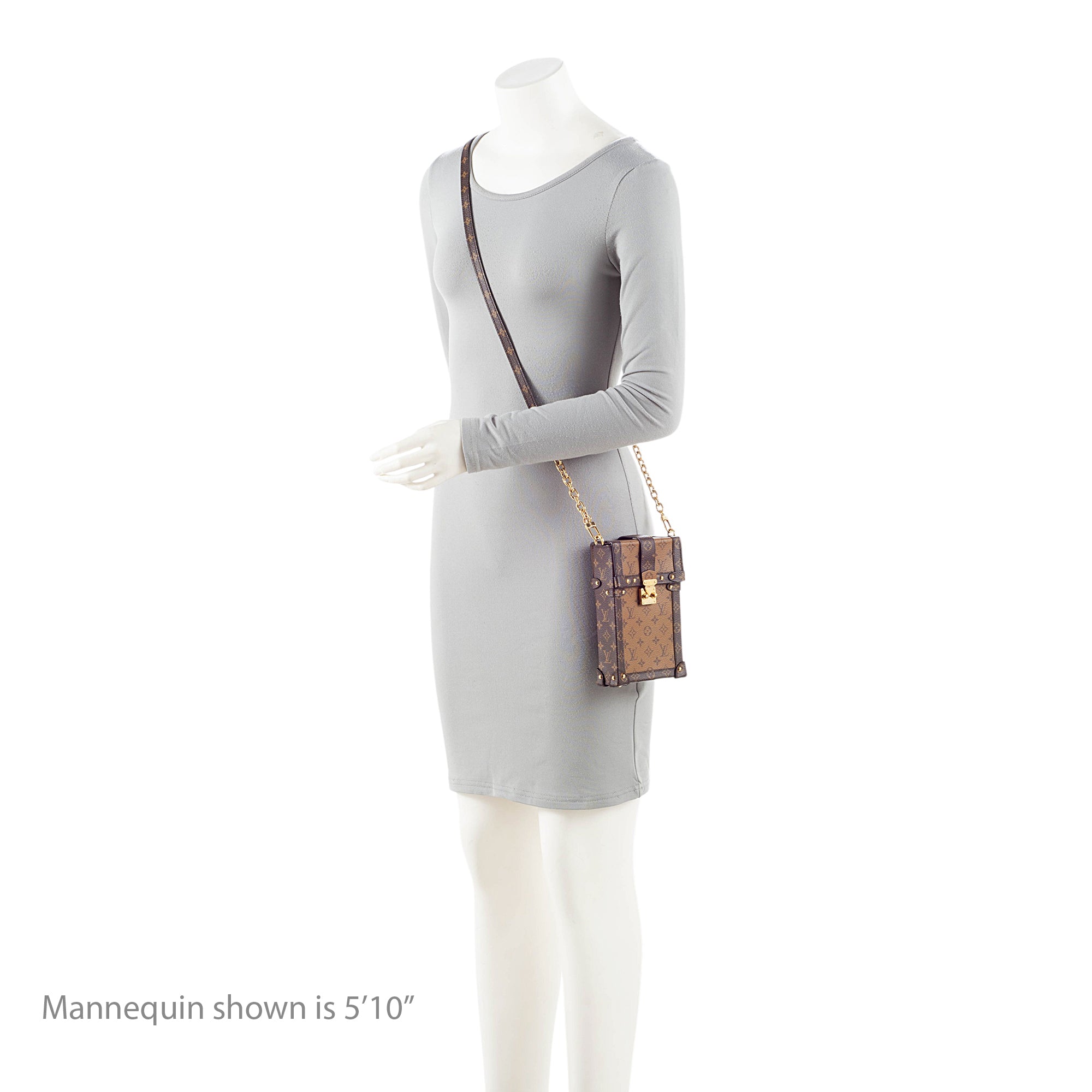 Louis Vuitton Reverse Monogram Canvas Vertical Trunk Pochette