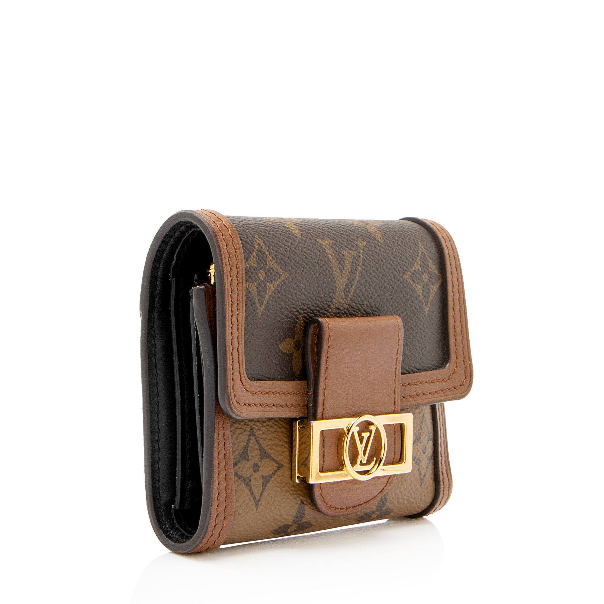 Louis Vuitton Reverse Monogram Dauphine Compact Wallet