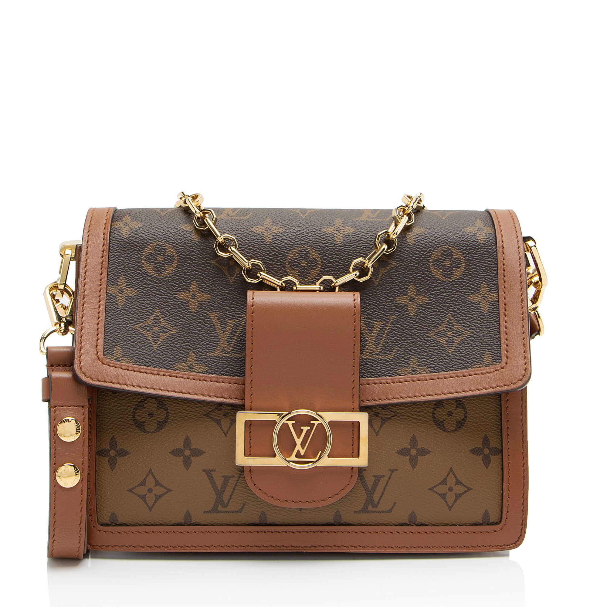 Louis Vuitton Reverse Monogram Dauphine MM Shoulder Bag