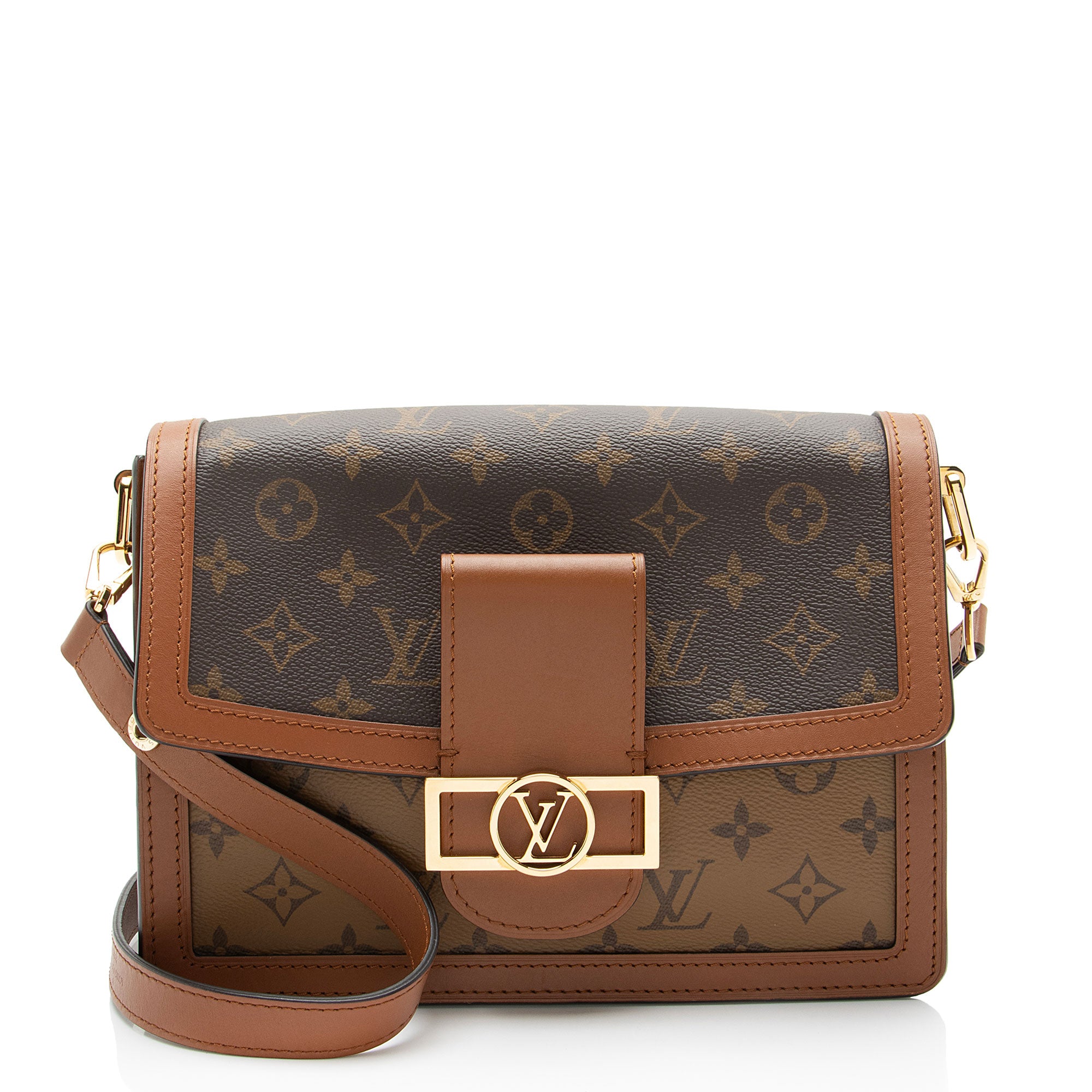 Louis Vuitton Reverse Monogram Dauphine MM Shoulder Bag