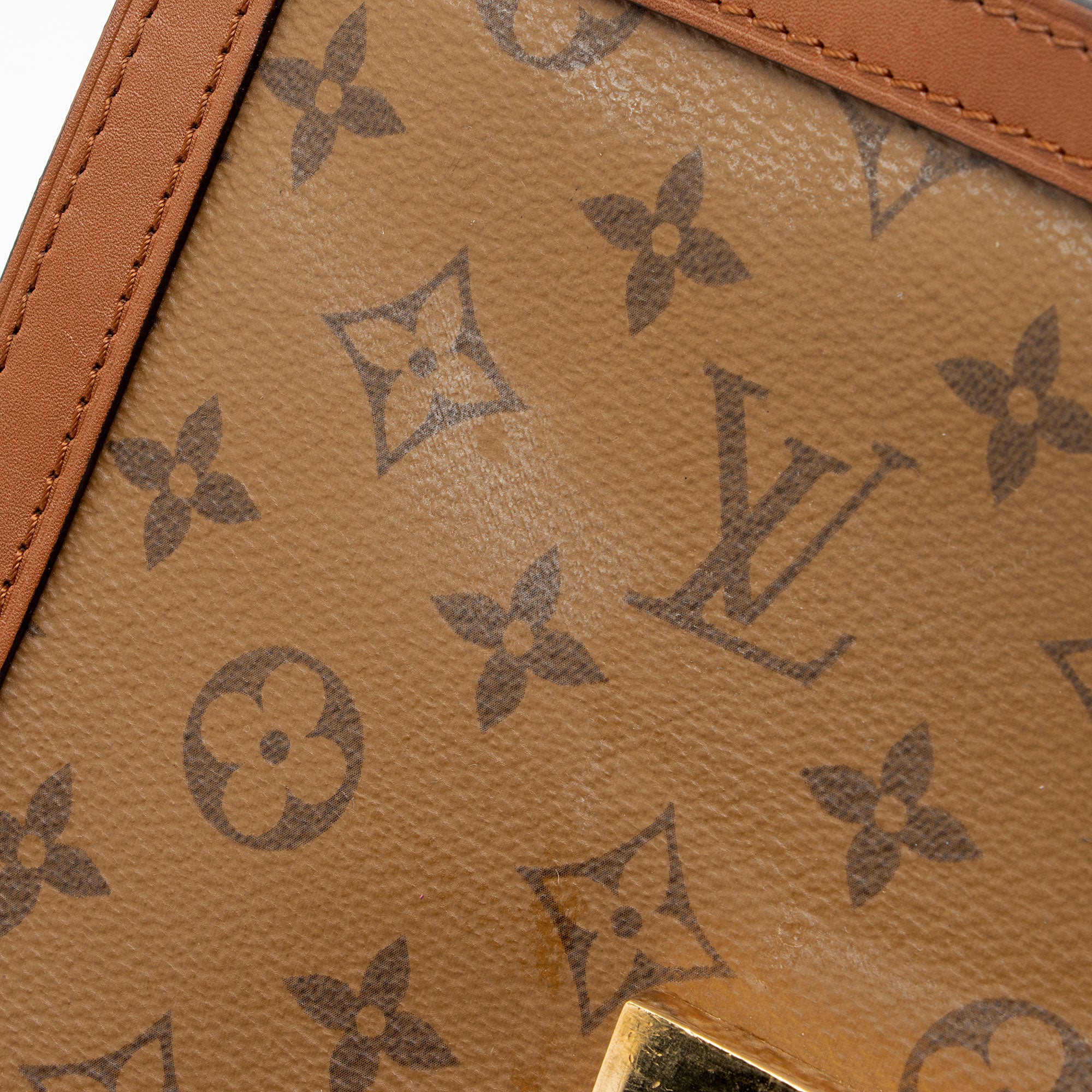 Louis Vuitton Reverse Monogram Dauphine MM Shoulder Bag