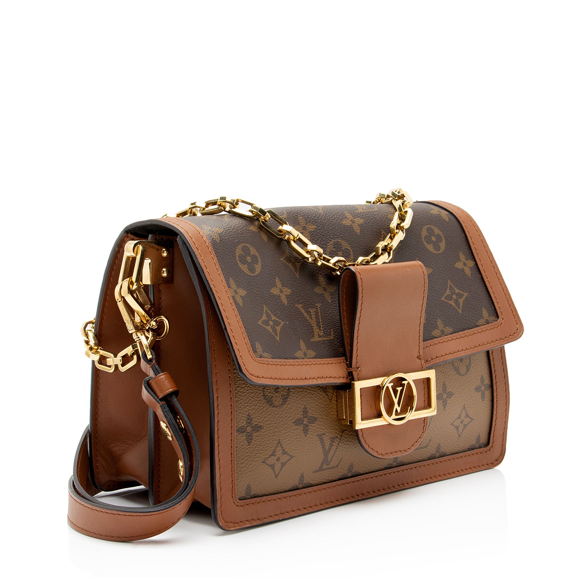 Louis Vuitton Reverse Monogram Dauphine MM Shoulder Bag