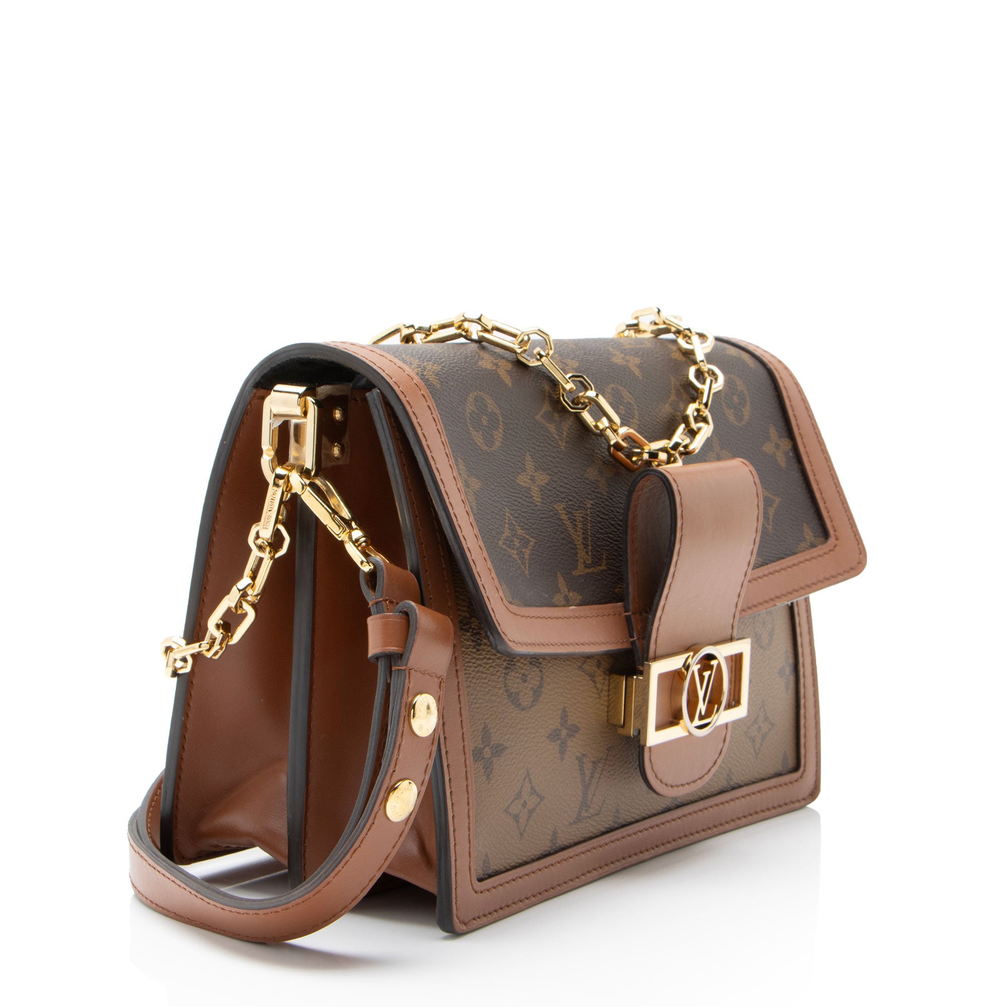 Louis Vuitton Reverse Monogram Dauphine MM Shoulder Bag