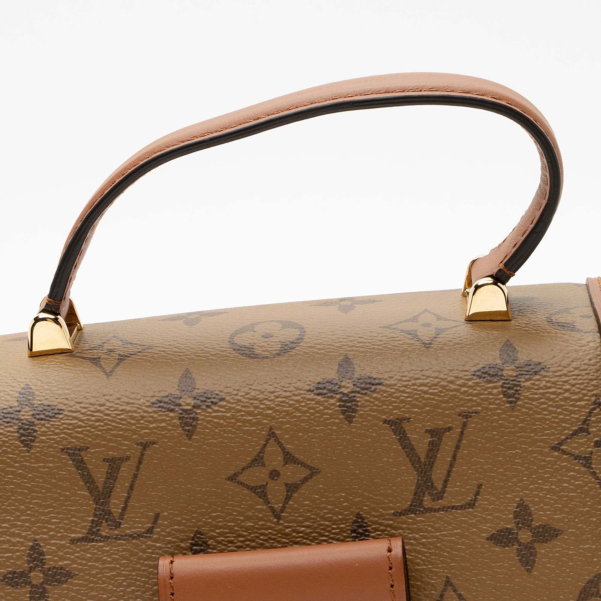 Louis Vuitton Reverse Monogram Dauphine PM Backpack (SHF-3cjagj)