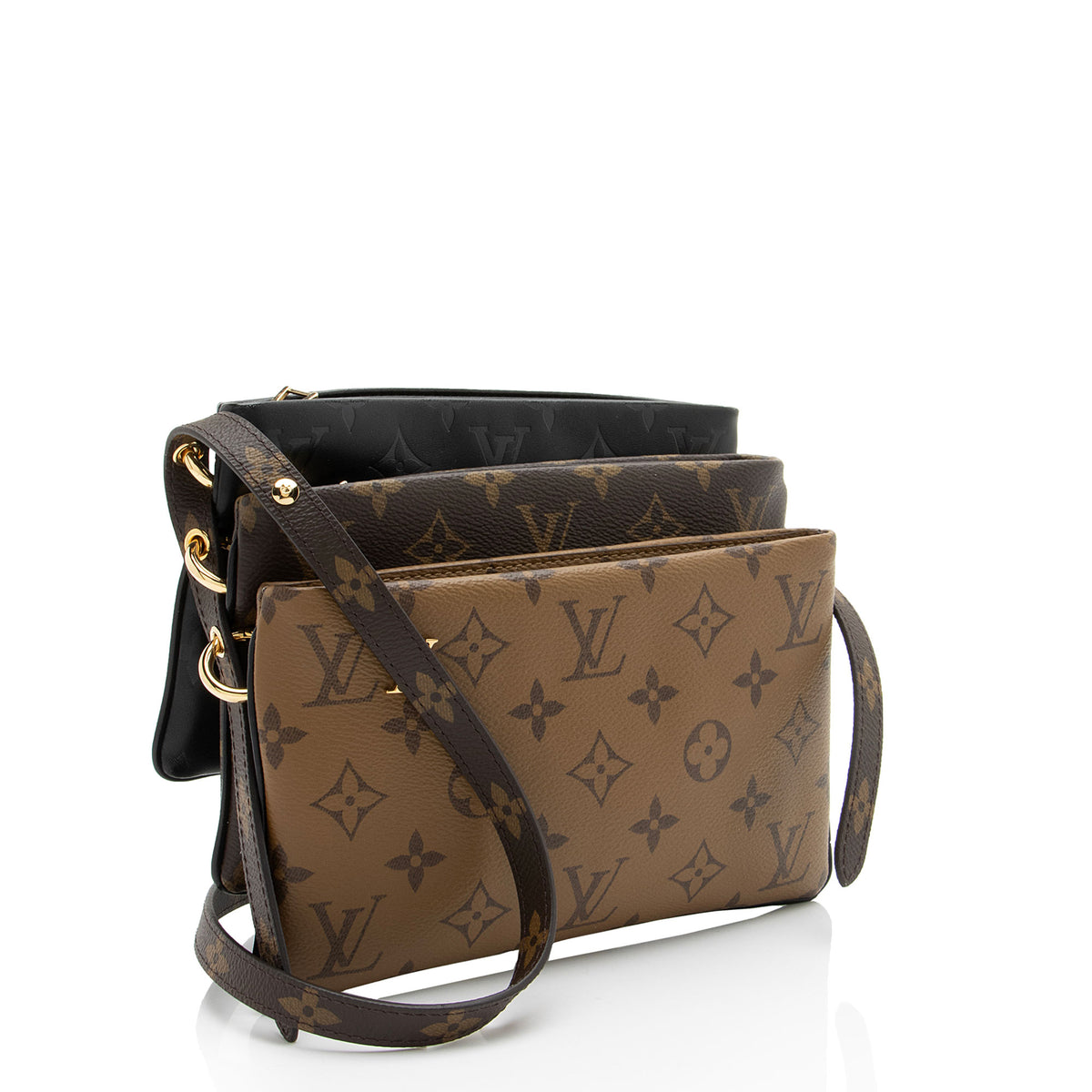 Louis Vuitton Reverse Monogram Lambskin LV3 Pouch