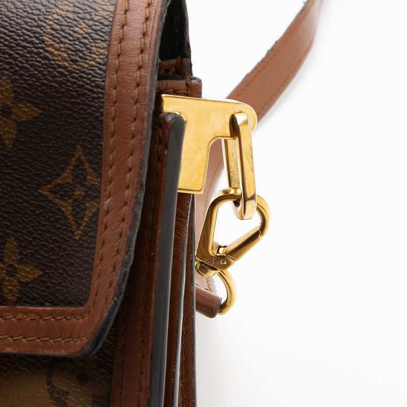 Louis Vuitton Reverse Monogram Mini Dauphine Shoulder Bag (SHF-dz9N6Z)