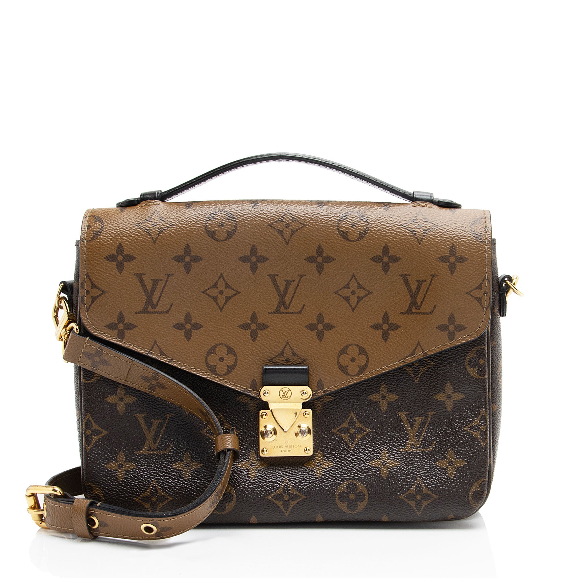 Louis Vuitton Reverse Monogram Pochette Metis Shoulder Bag (SHF-3aCnRe)