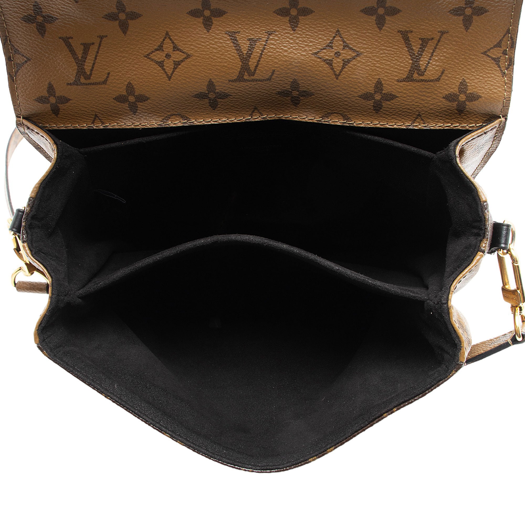 Louis Vuitton Reverse Monogram Pochette Metis Shoulder Bag (SHF-3aCnRe)