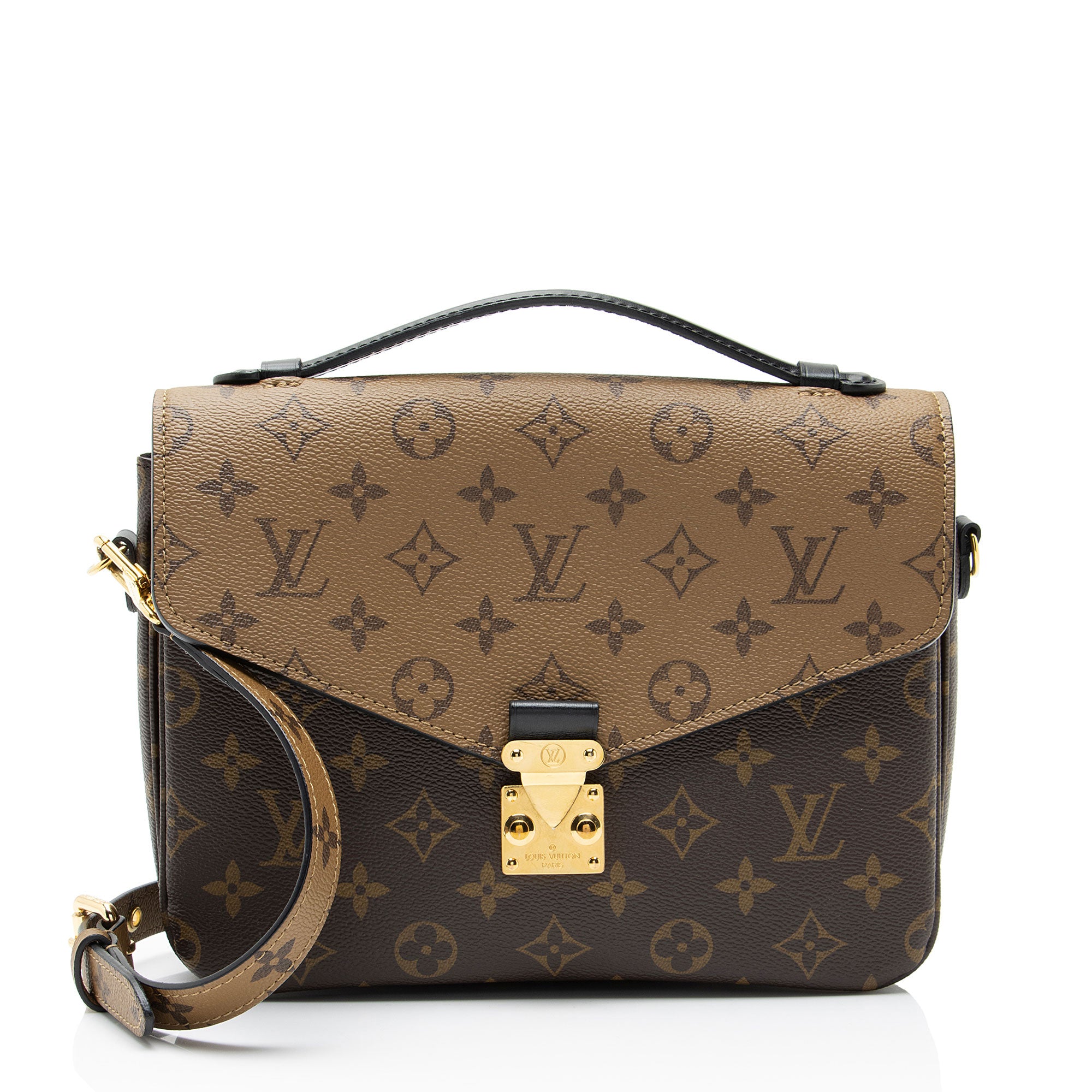 Louis Vuitton Reverse Monogram Pochette Metis Shoulder Bag