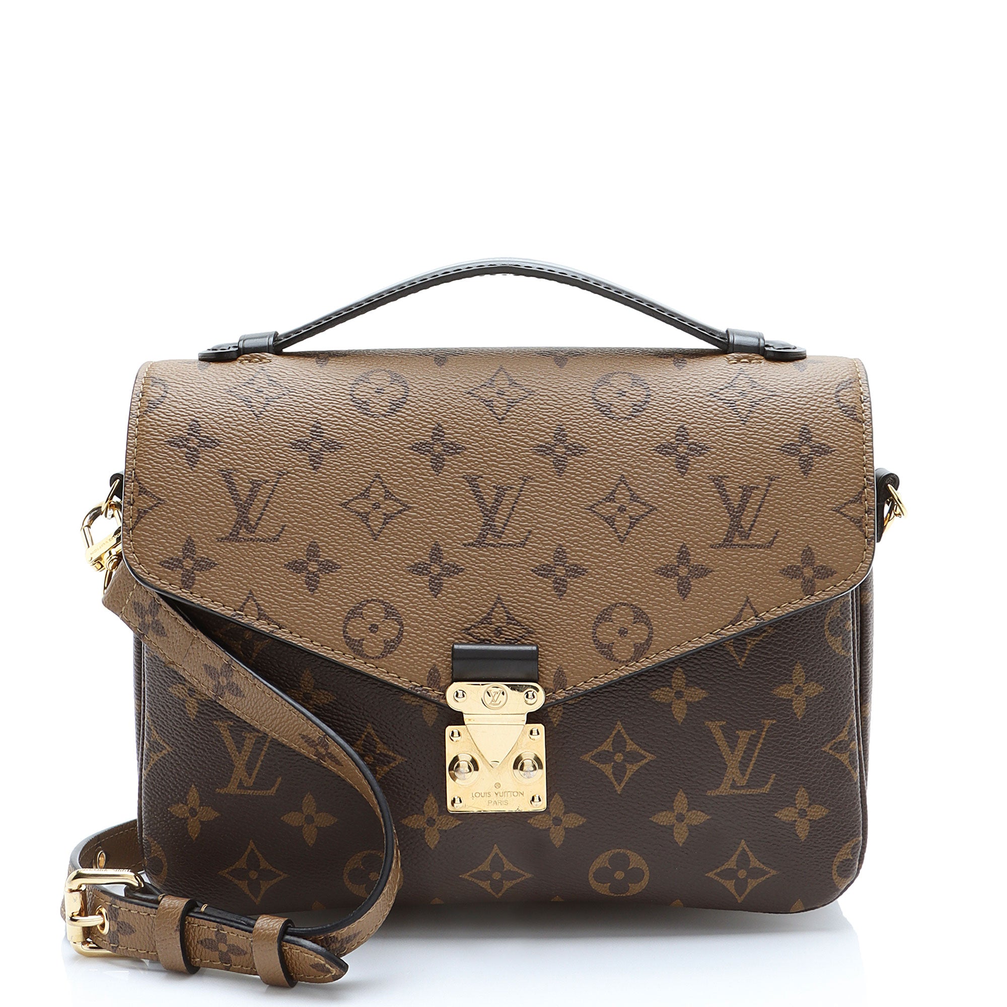 Louis Vuitton Reverse Monogram Pochette Metis Shoulder Bag