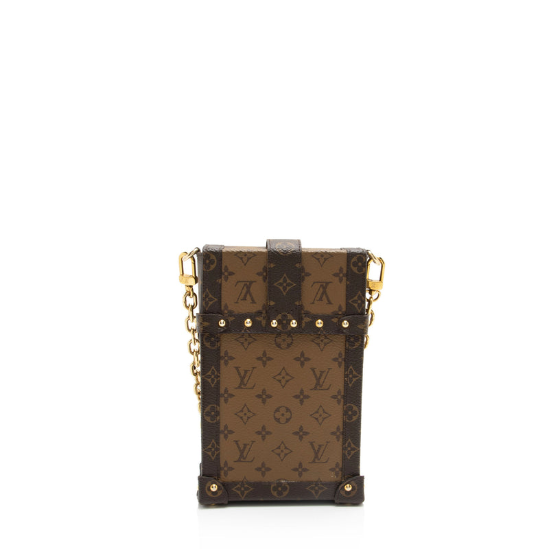 Louis Vuitton Reverse Monogram Pochette Trunk Vertical Shoulder Bag (SHF-xhzYvZ)