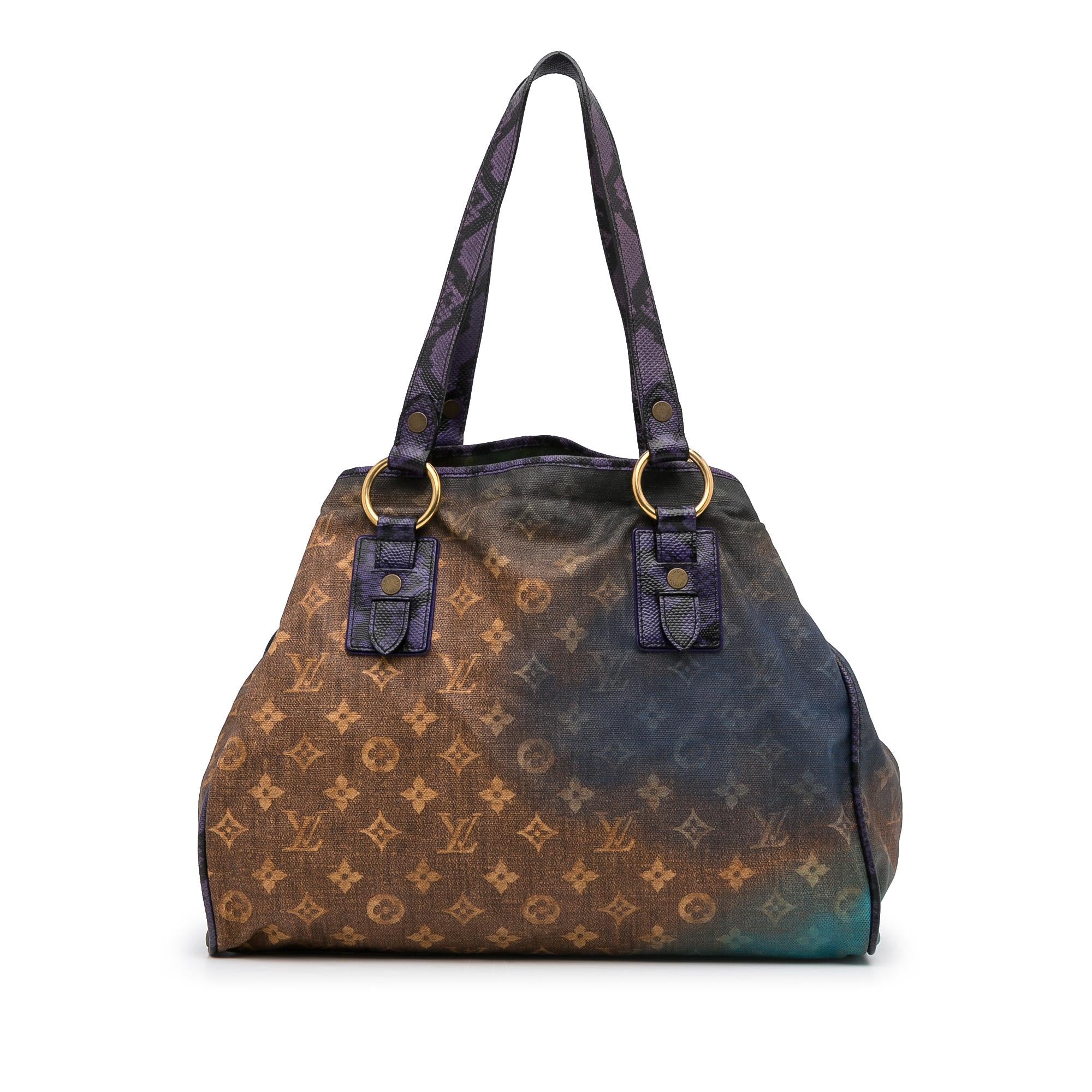 Louis Vuitton Richard Prince Monogram Heartbreak Jokes Tote (SHG-awmcjt)
