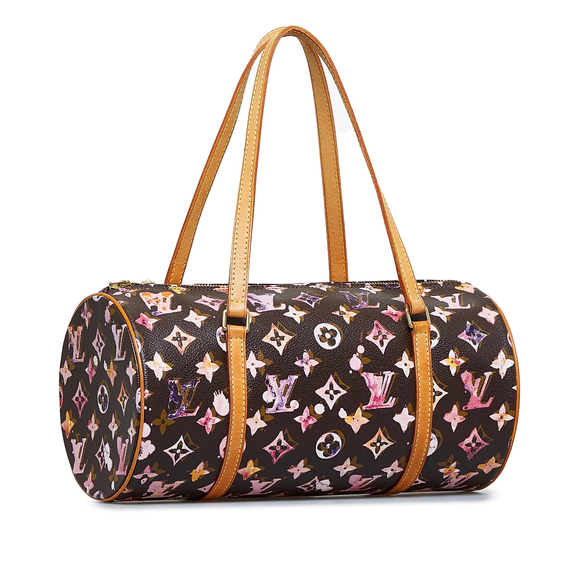 Louis Vuitton Richard Prince Monogram Watercolor Papillon 30 (SHG-zR3WPZ)