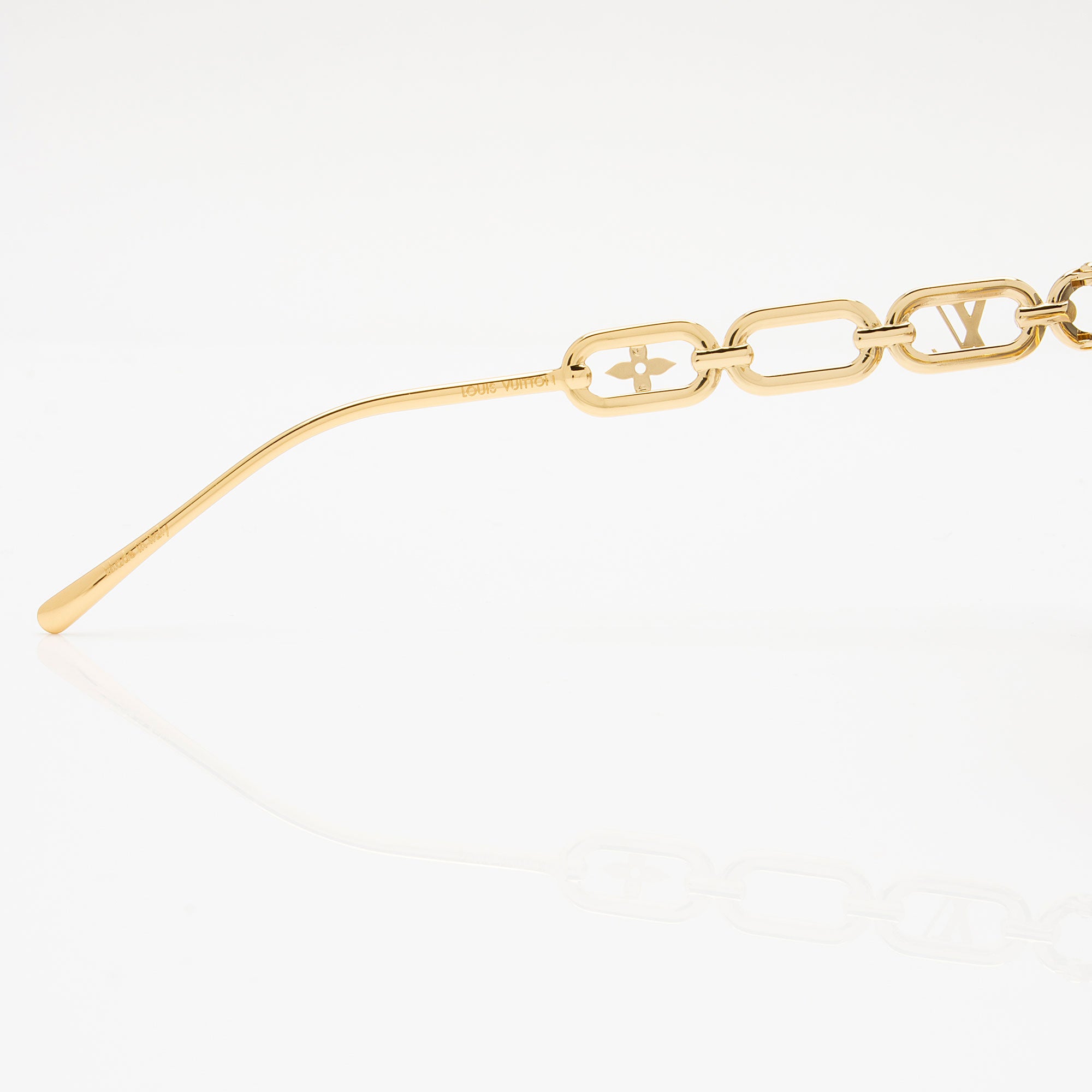 Louis Vuitton Rimless LV Jewel Chain Cat Eye Sunglasses (SHF-ITwnkm)