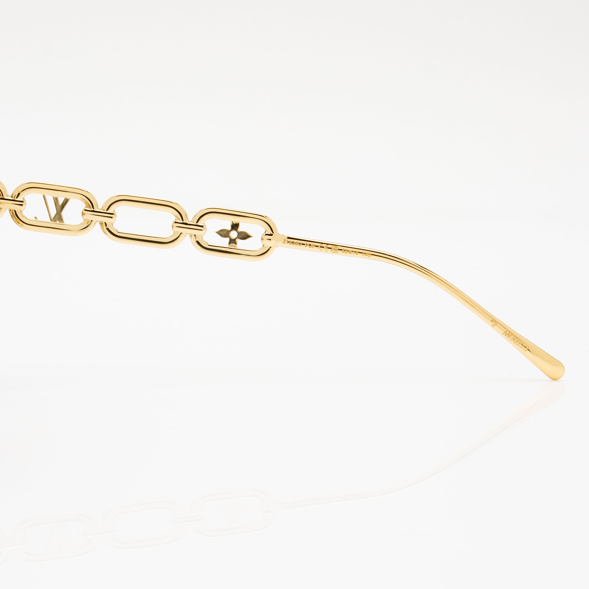 Louis Vuitton Rimless LV Jewel Chain Cat Eye Sunglasses (SHF-ITwnkm)
