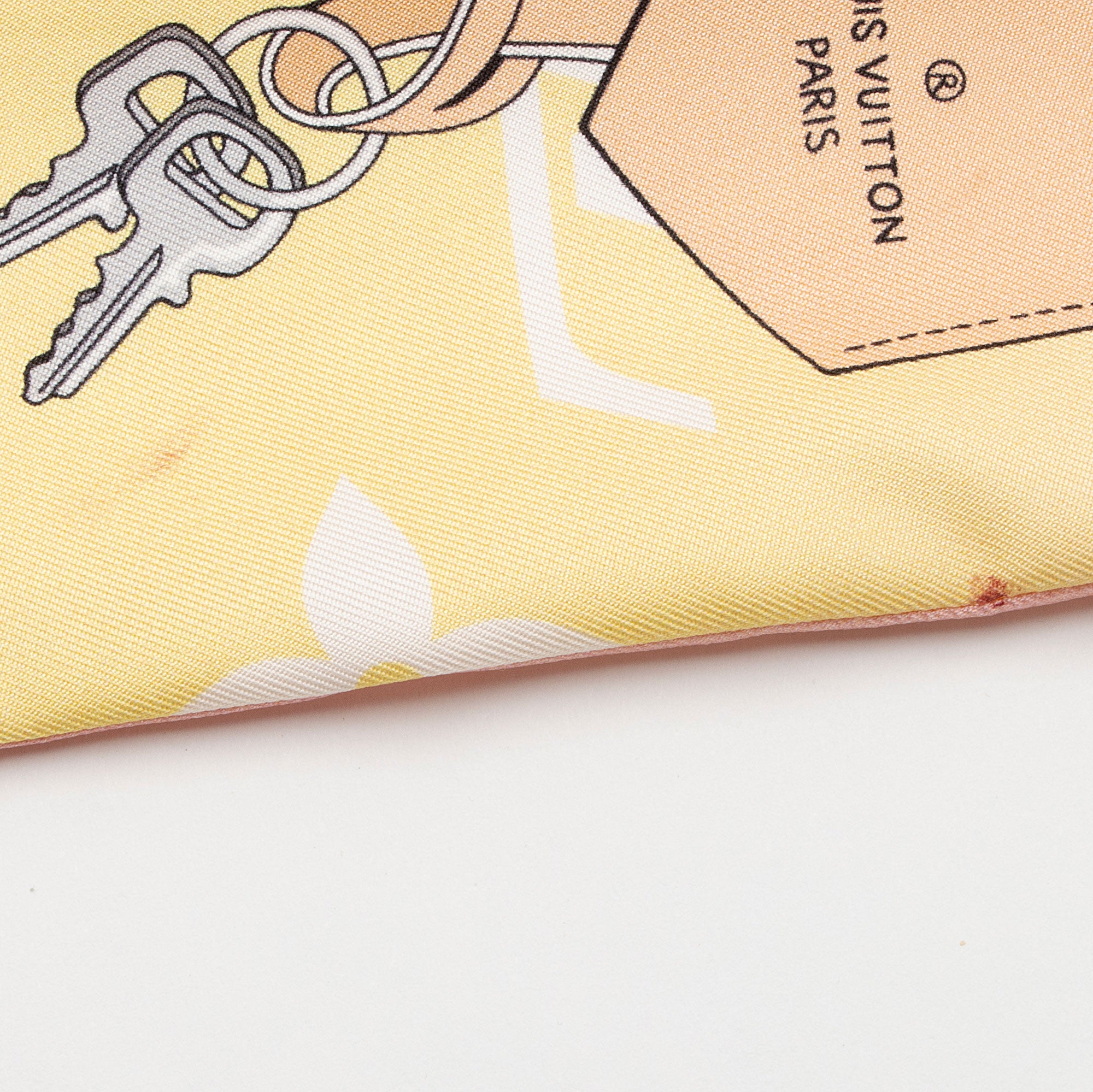 Louis Vuitton Silk By the Pool Bandeau Scarf (SHF-X7AaUw)