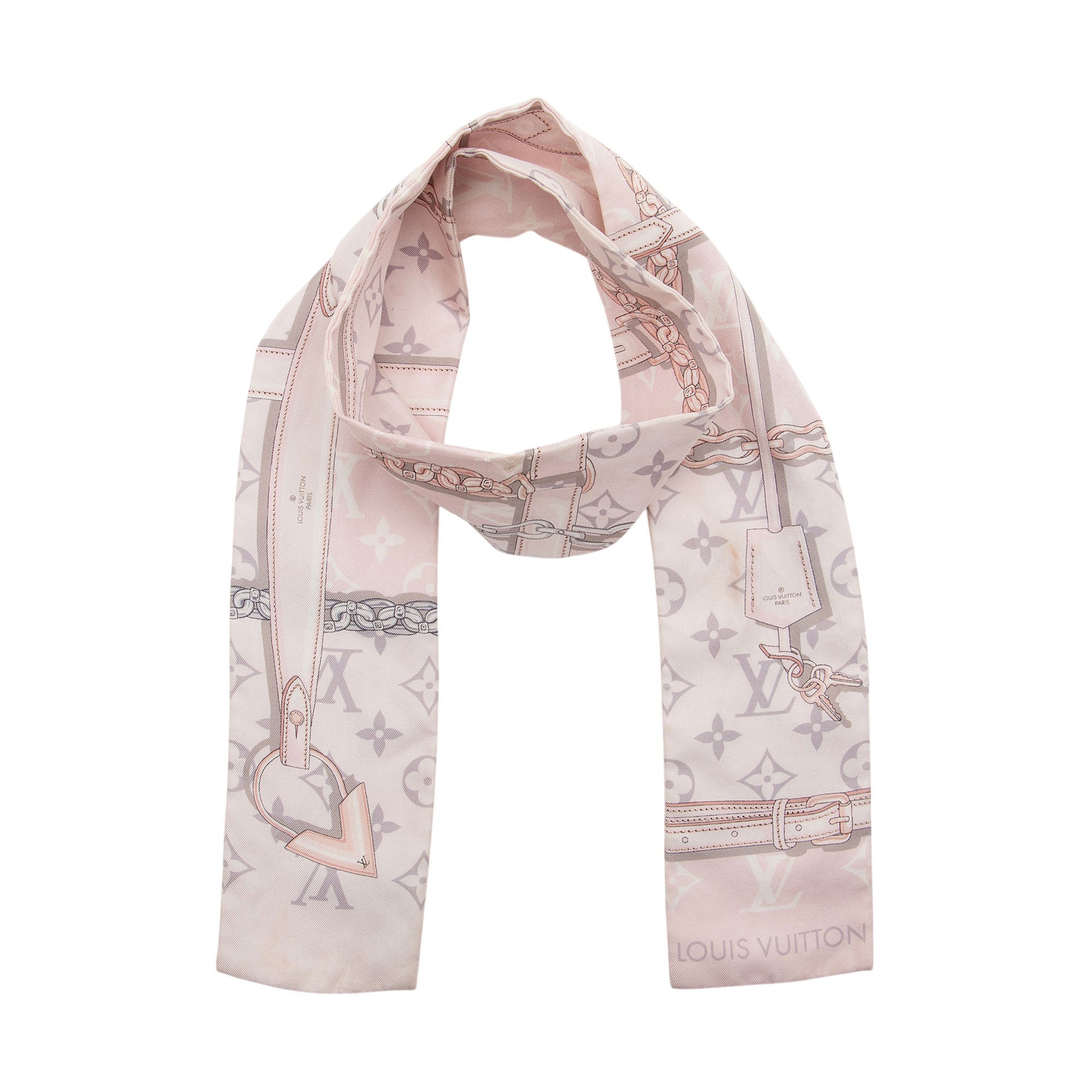 Louis Vuitton Silk Confidential Bandeau Scarf