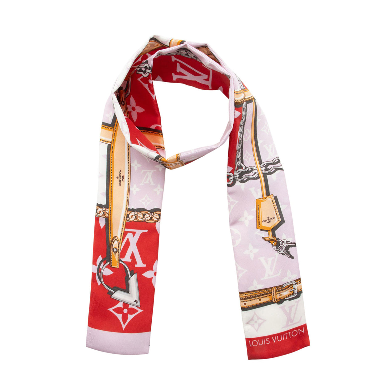 Louis Vuitton Silk Confidential Bandeau Scarf