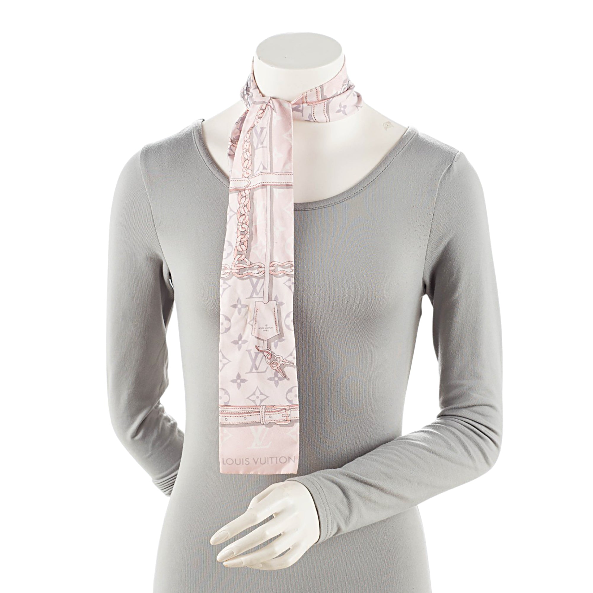 Louis Vuitton Silk Confidential Bandeau Scarf
