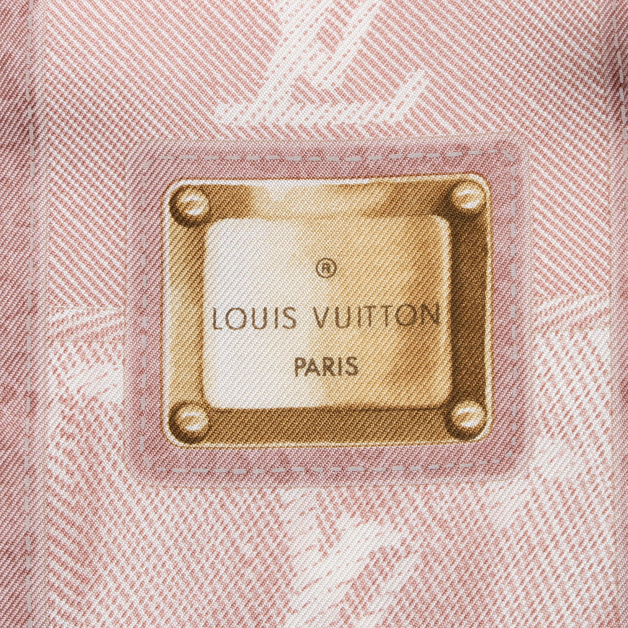 Louis Vuitton Silk Denim Bandeau Scarf