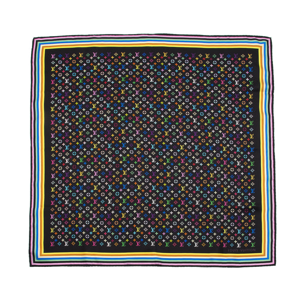 Louis Vuitton Multicolor Monogram Silk Scarf Louis Vuitton