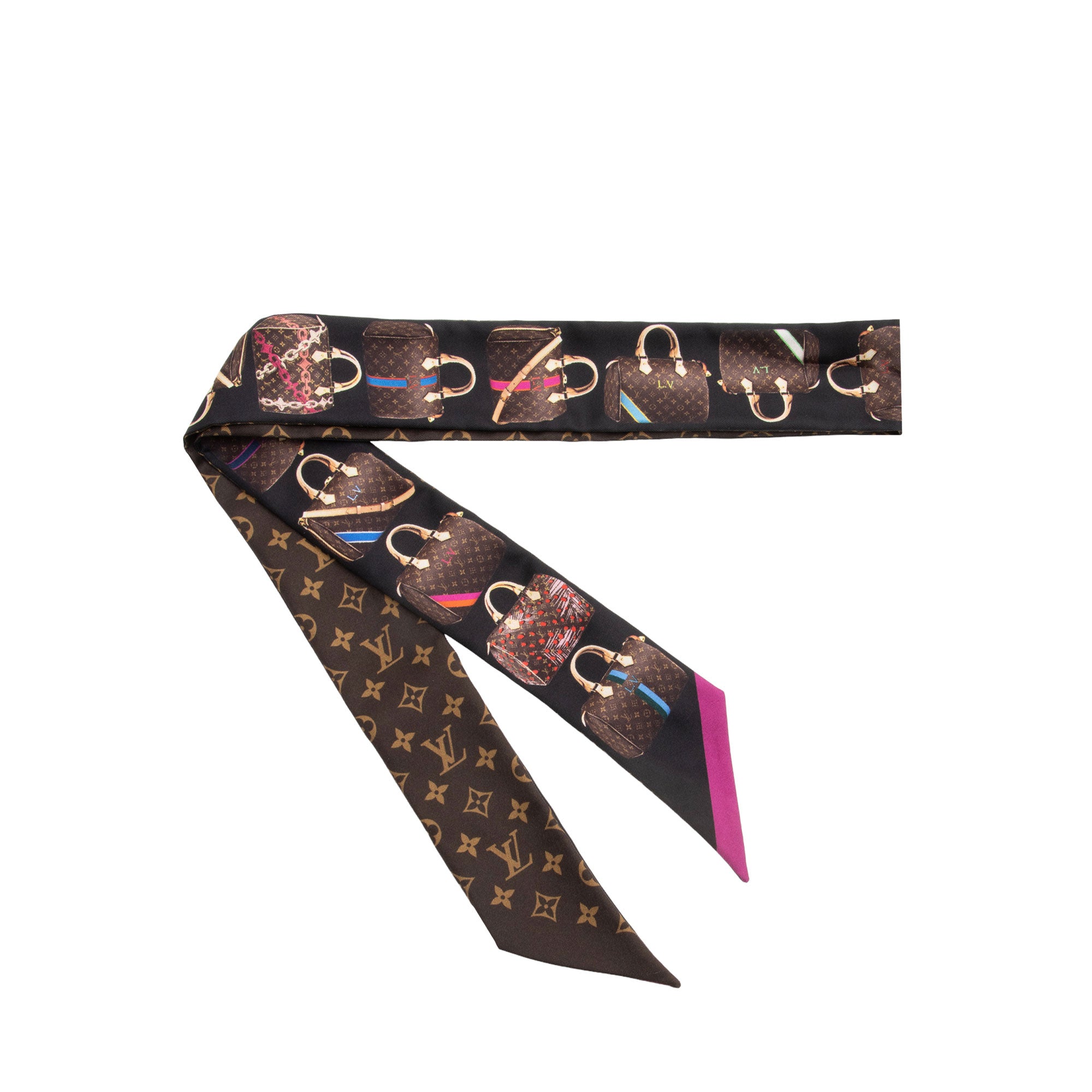 Louis Vuitton Silk Tribute To Speedy BB Bandeau Scarf (SHF-O3veXz)