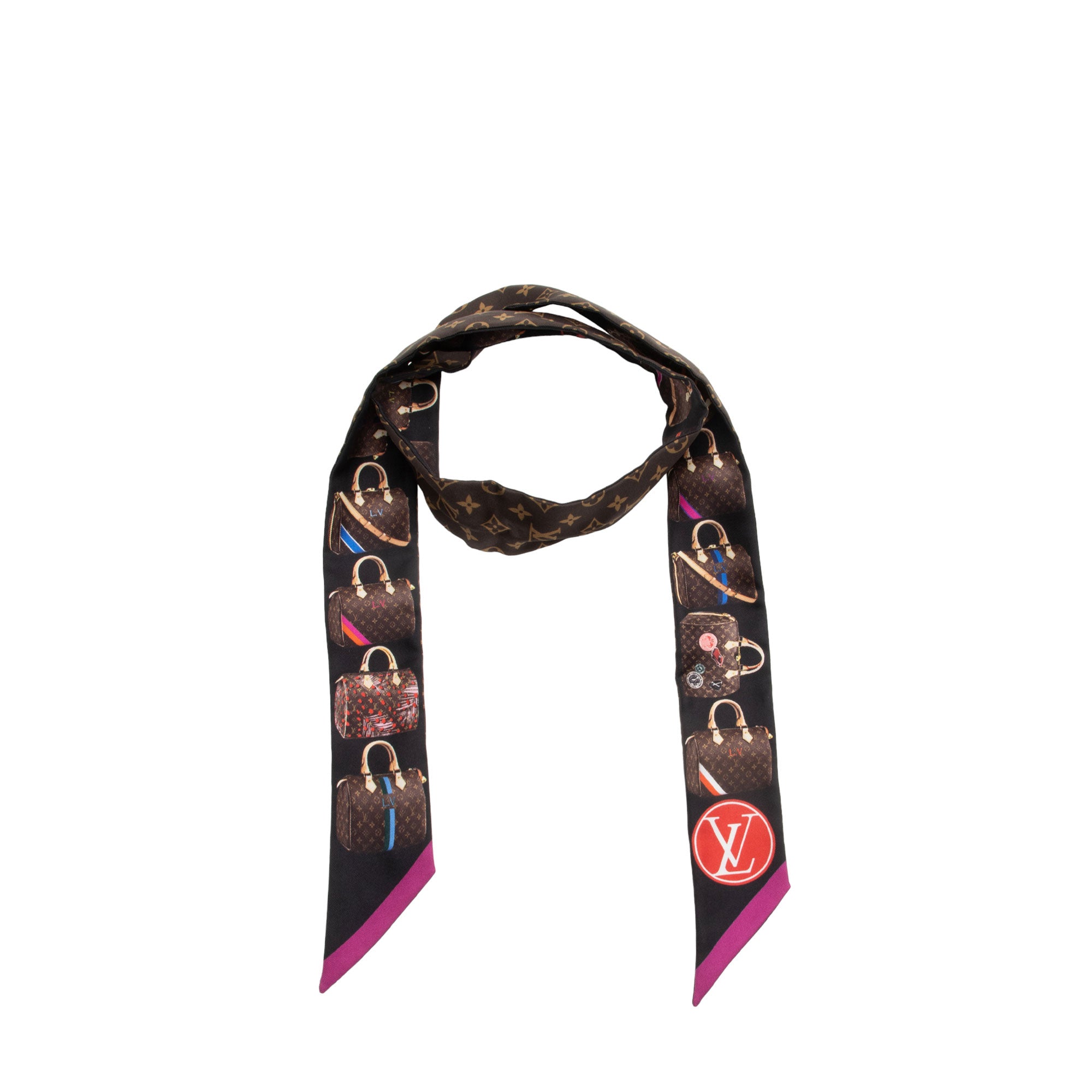 Louis Vuitton Silk Tribute To Speedy BB Bandeau Scarf (SHF-O3veXz)