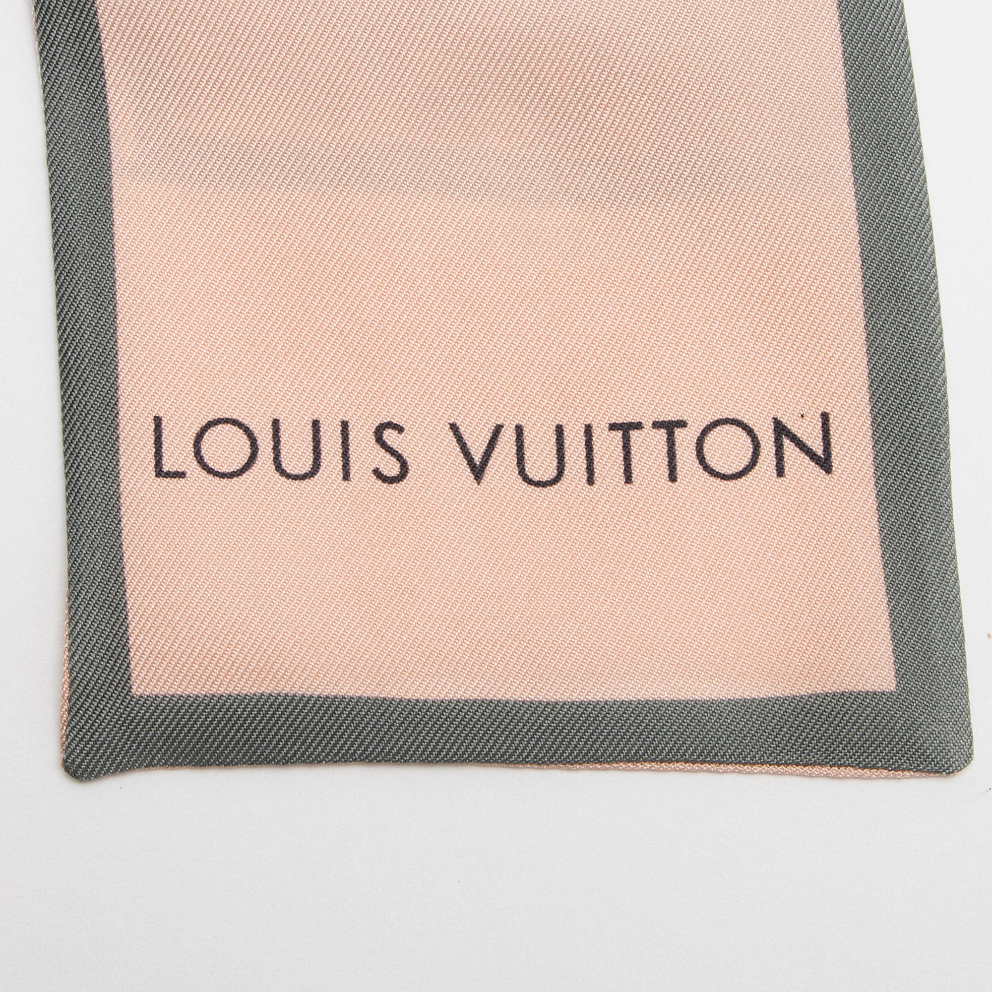 Louis Vuitton Silk Trunks Bandeau Scarf
