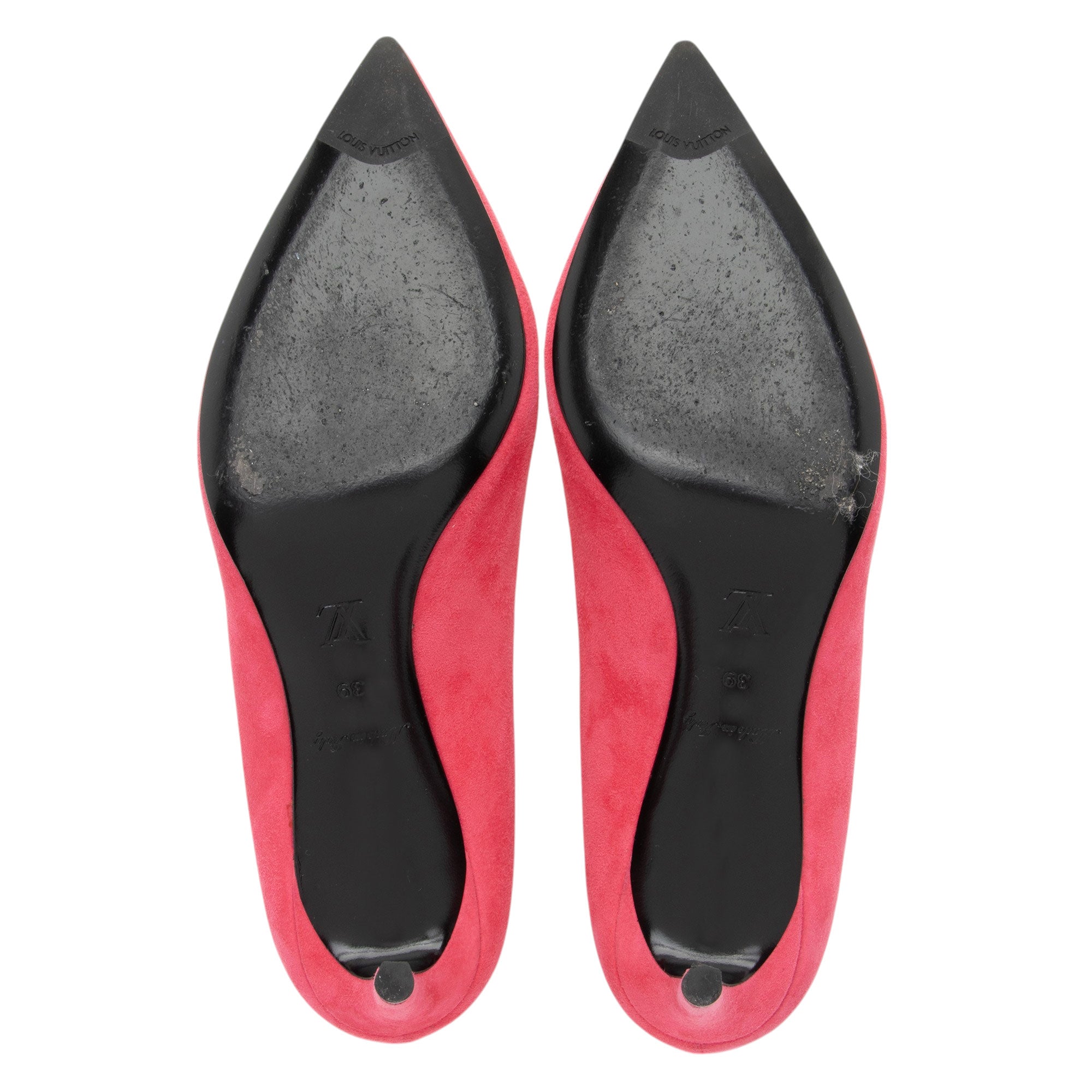 Louis Vuitton Suede Crystal Madeleine Pumps - Size 9 / 39
