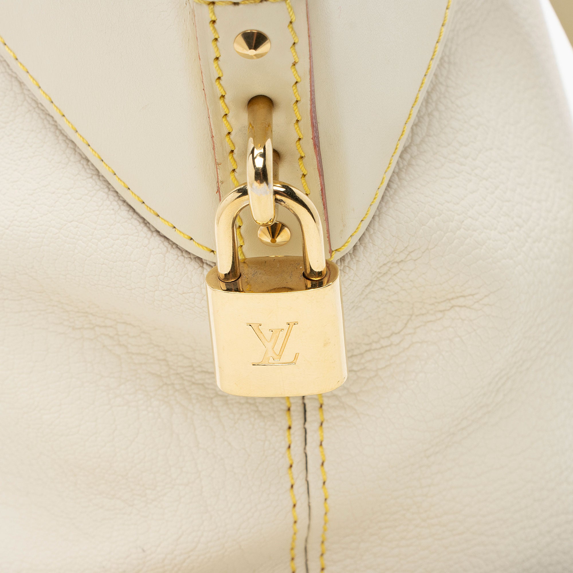 Louis Vuitton Suhali Leather Lockit MM Satchel