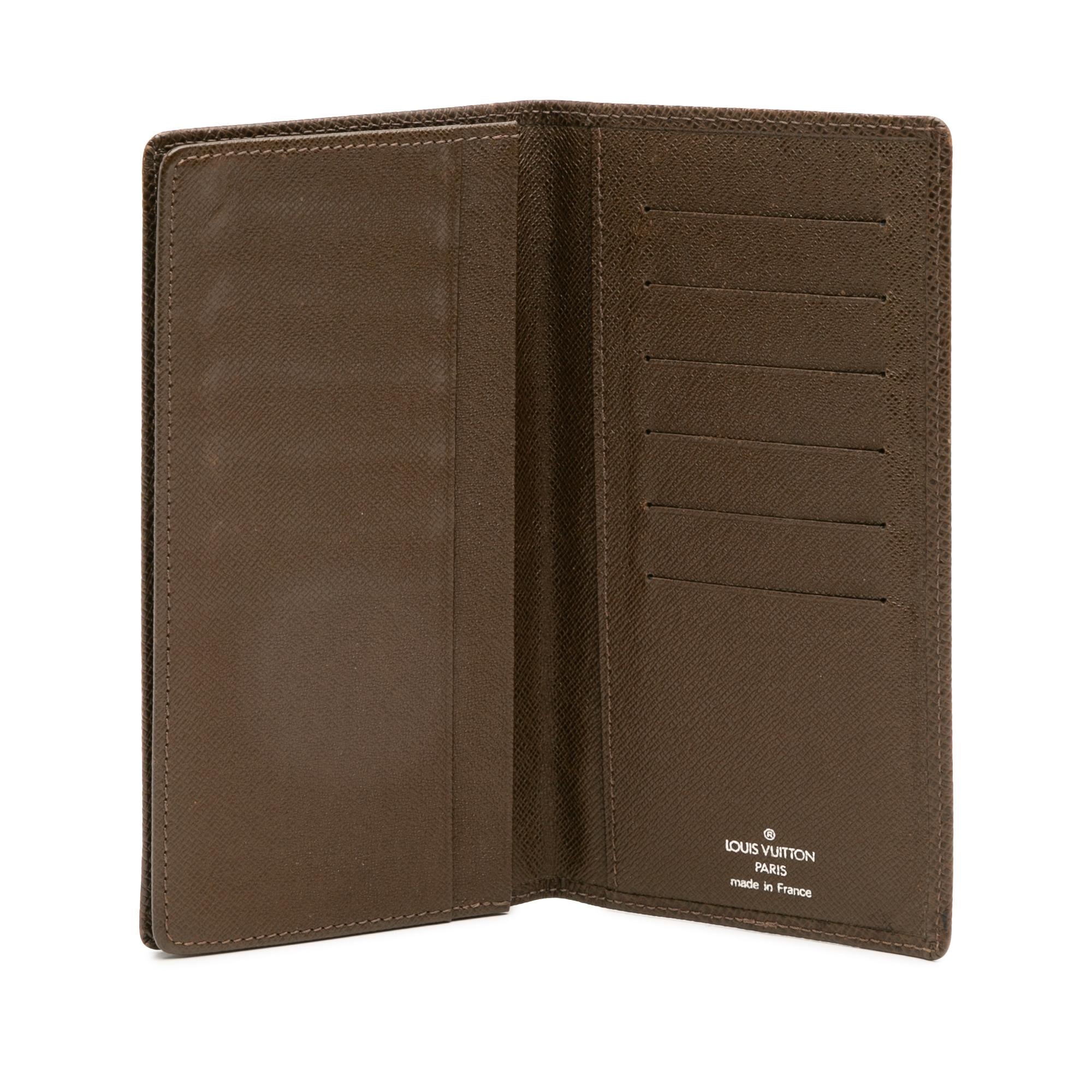 Louis Vuitton Taiga Checkbook Wallet