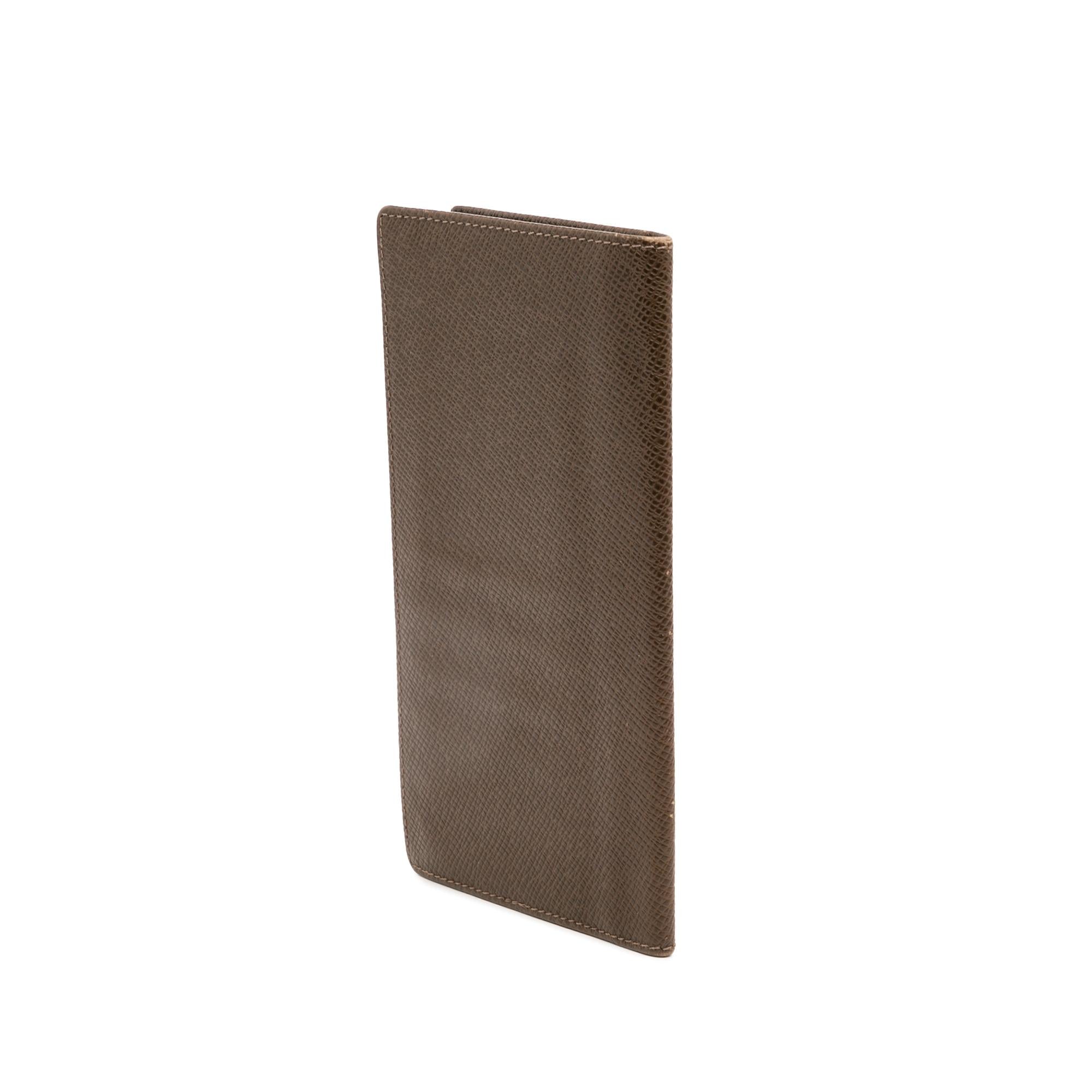 Louis Vuitton Taiga Checkbook Wallet