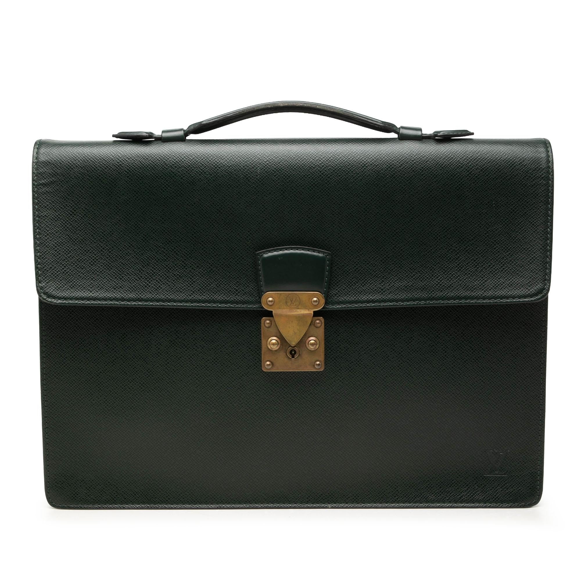 Louis Vuitton Taiga Serviette Kourad Briefcase