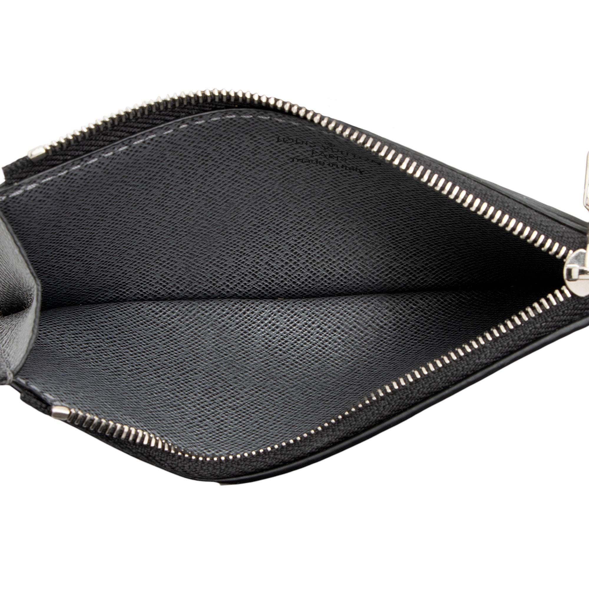 Louis Vuitton Taigarama Leather Coin Card Holder (SHF-5rQaXj)