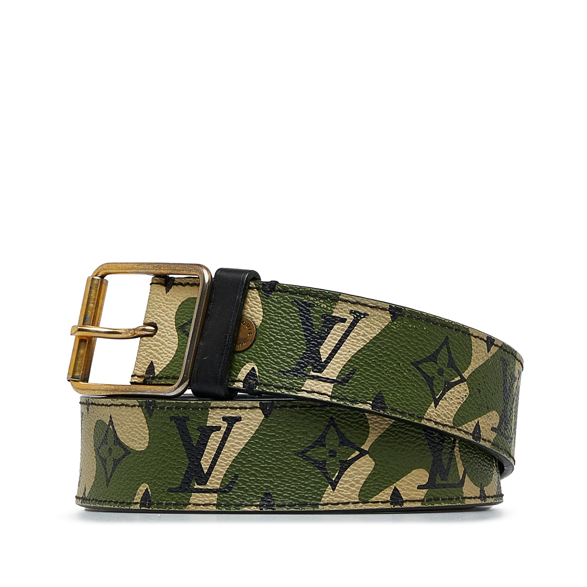 Louis Vuitton Takashi Murakami Monogramouflage Belt - 46 / 116.50 (SHG-23BR74)