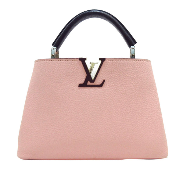 Louis Vuitton Capucines BB handbag with strap in Pink Taurillon
