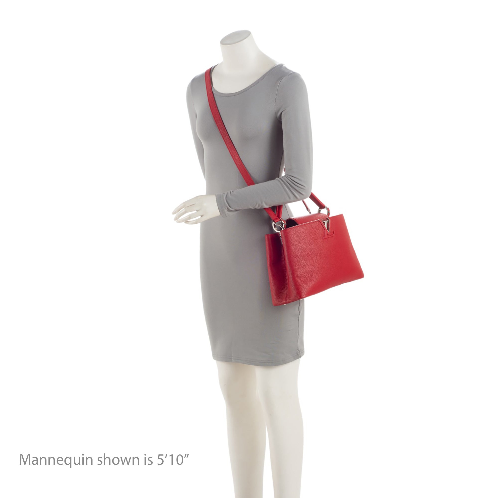 Louis Vuitton Taurillon Capucines PM Bag (SHF-lLOSG5)