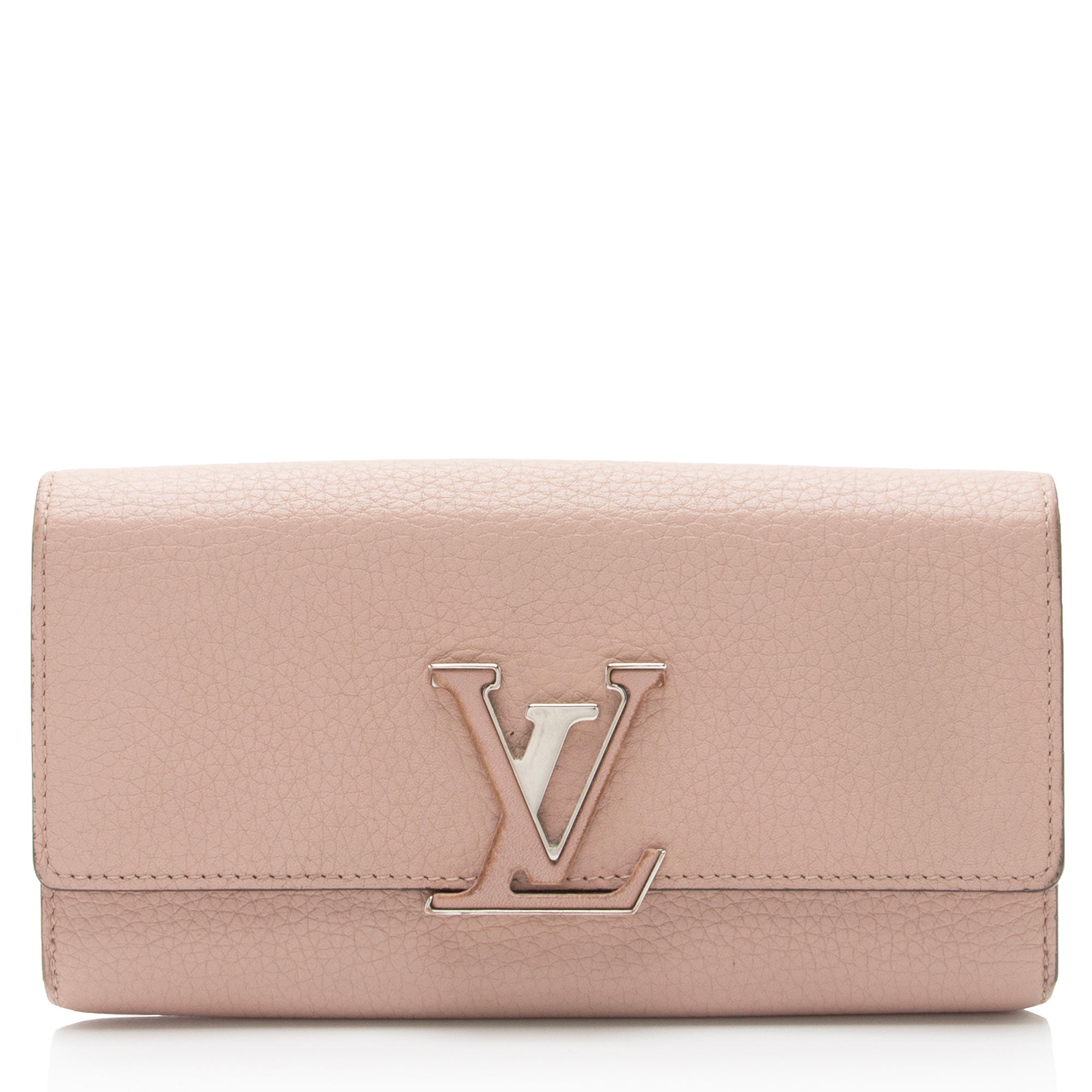 Louis Vuitton Taurillon Capucines Wallet (SHF-Bkkq6C)