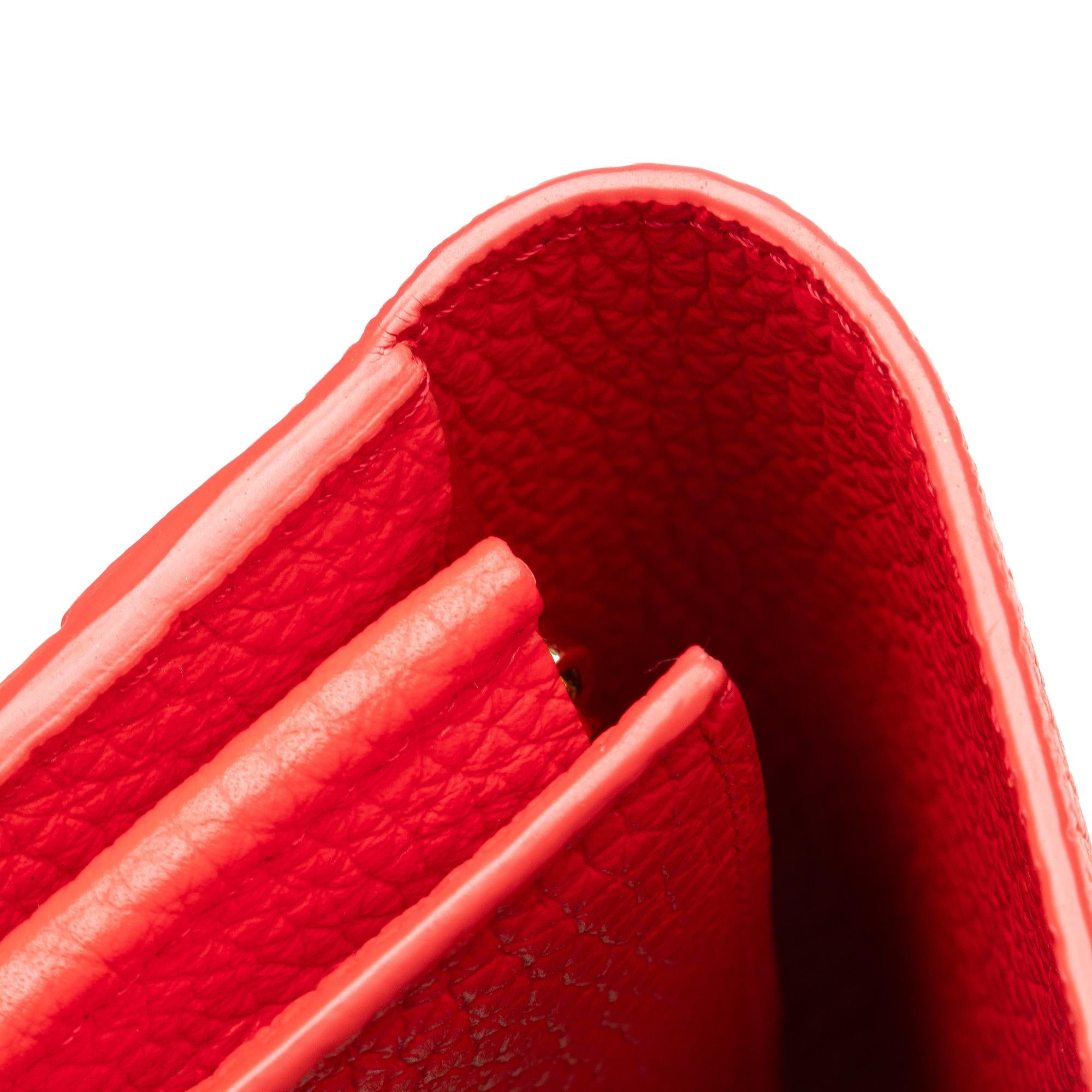 Louis Vuitton Taurillon Capucines Wallet (SHG-yin9o0)