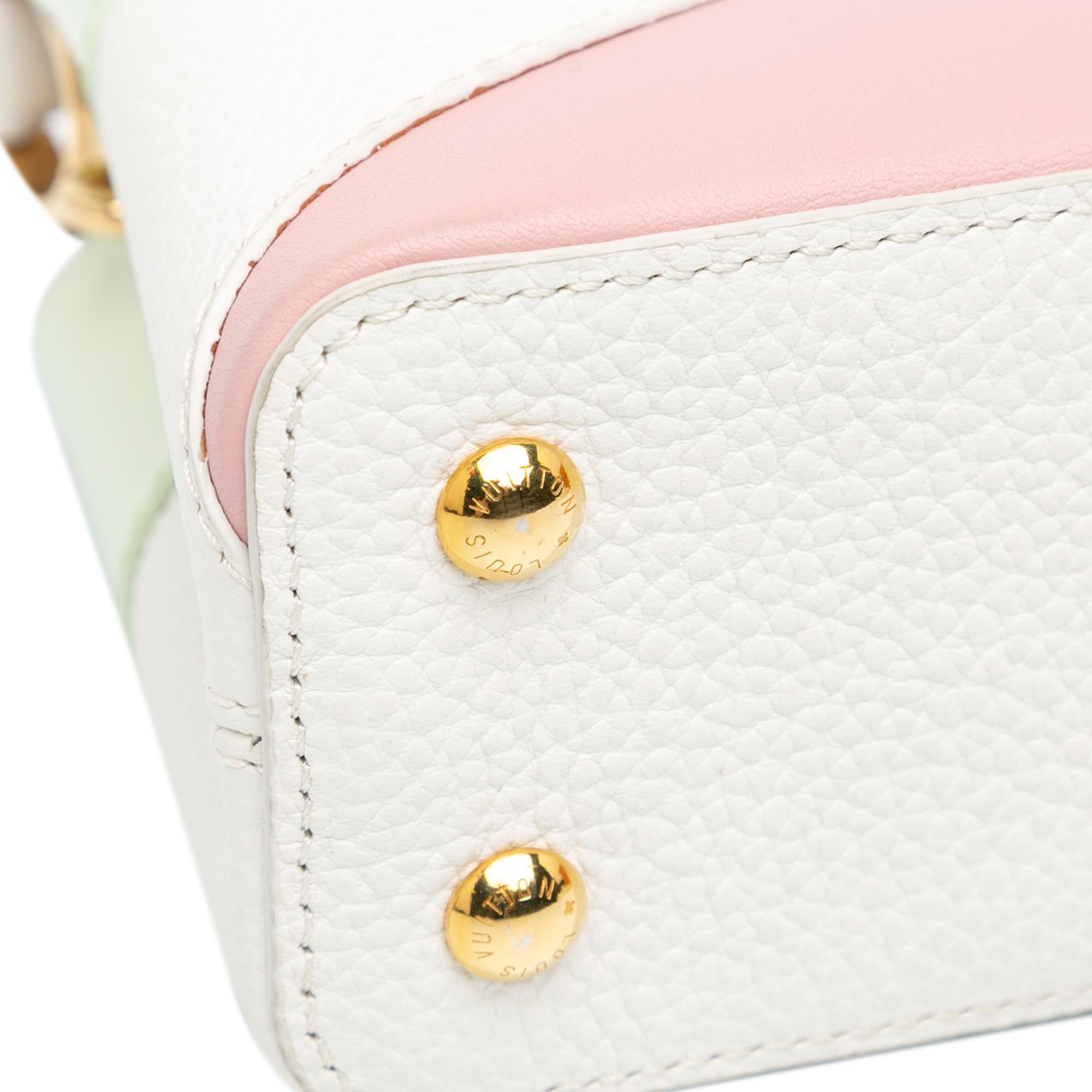 Louis Vuitton Taurillon Gelato Mini Capucines (SHG-Jbd4xN)