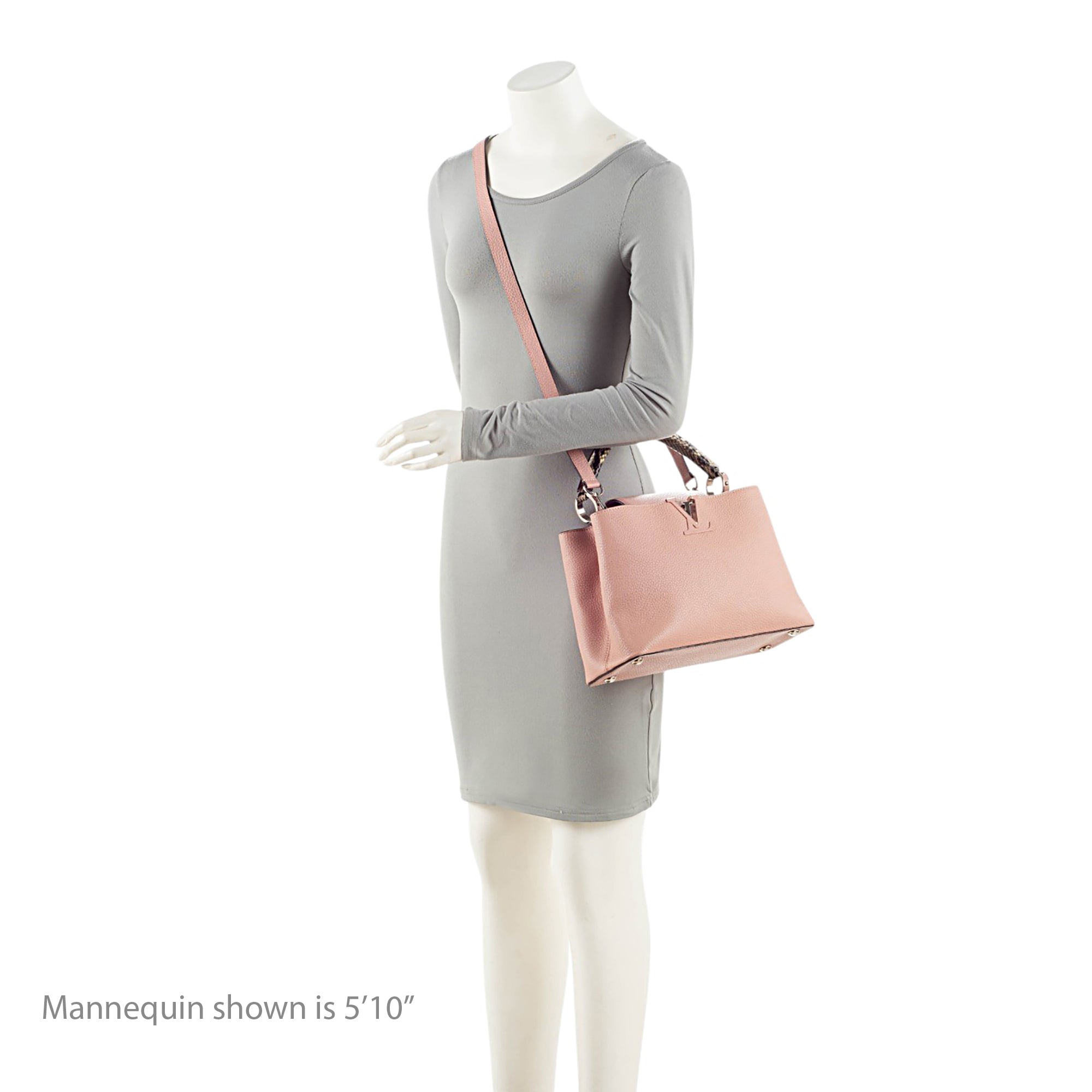 Louis Vuitton Taurillon Python Capucines PM Bag